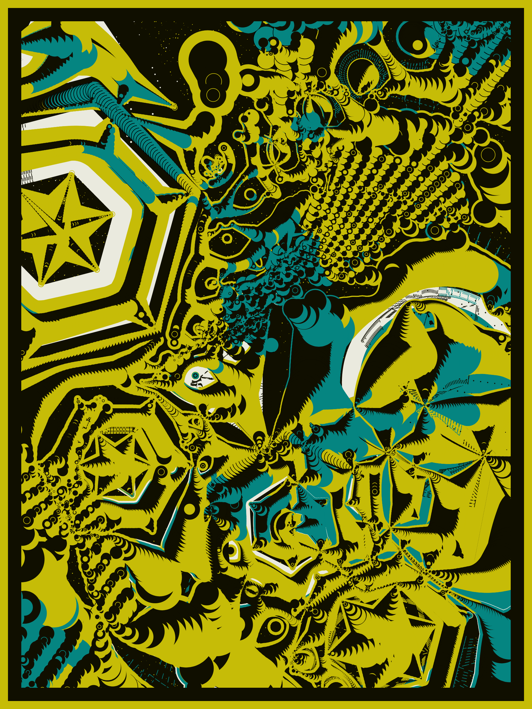 Art Blocks - Art Blocks v2 - Alien DNA #258 - NFT # 294000258