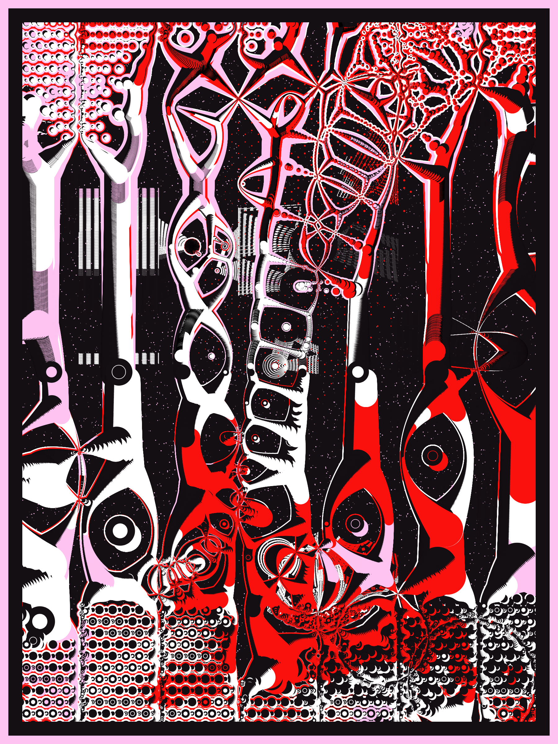 Art Blocks - Art Blocks v2 - Alien DNA #262 - NFT # 294000262