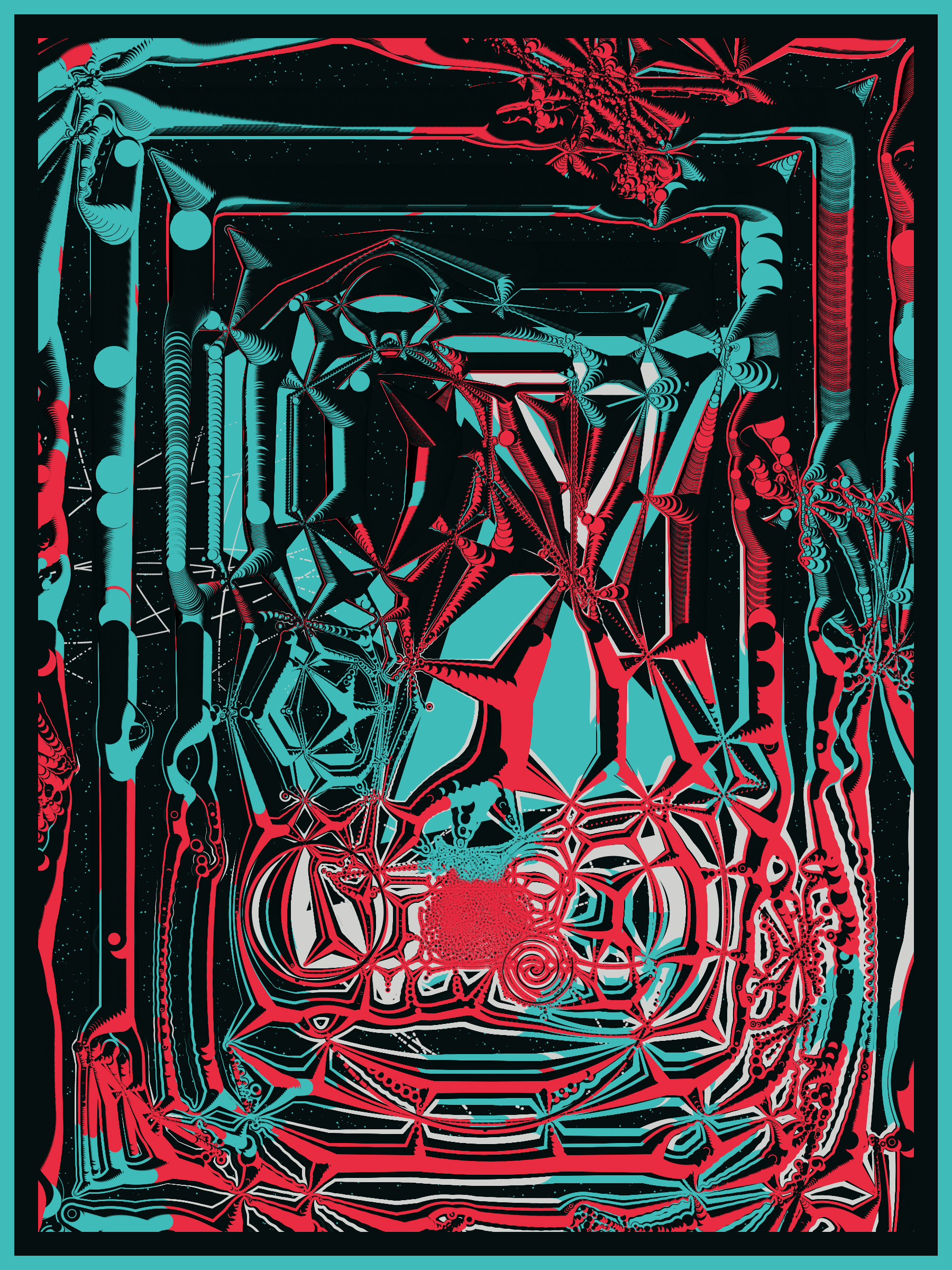 Art Blocks - Art Blocks v2 - Alien DNA #268 - NFT # 294000268