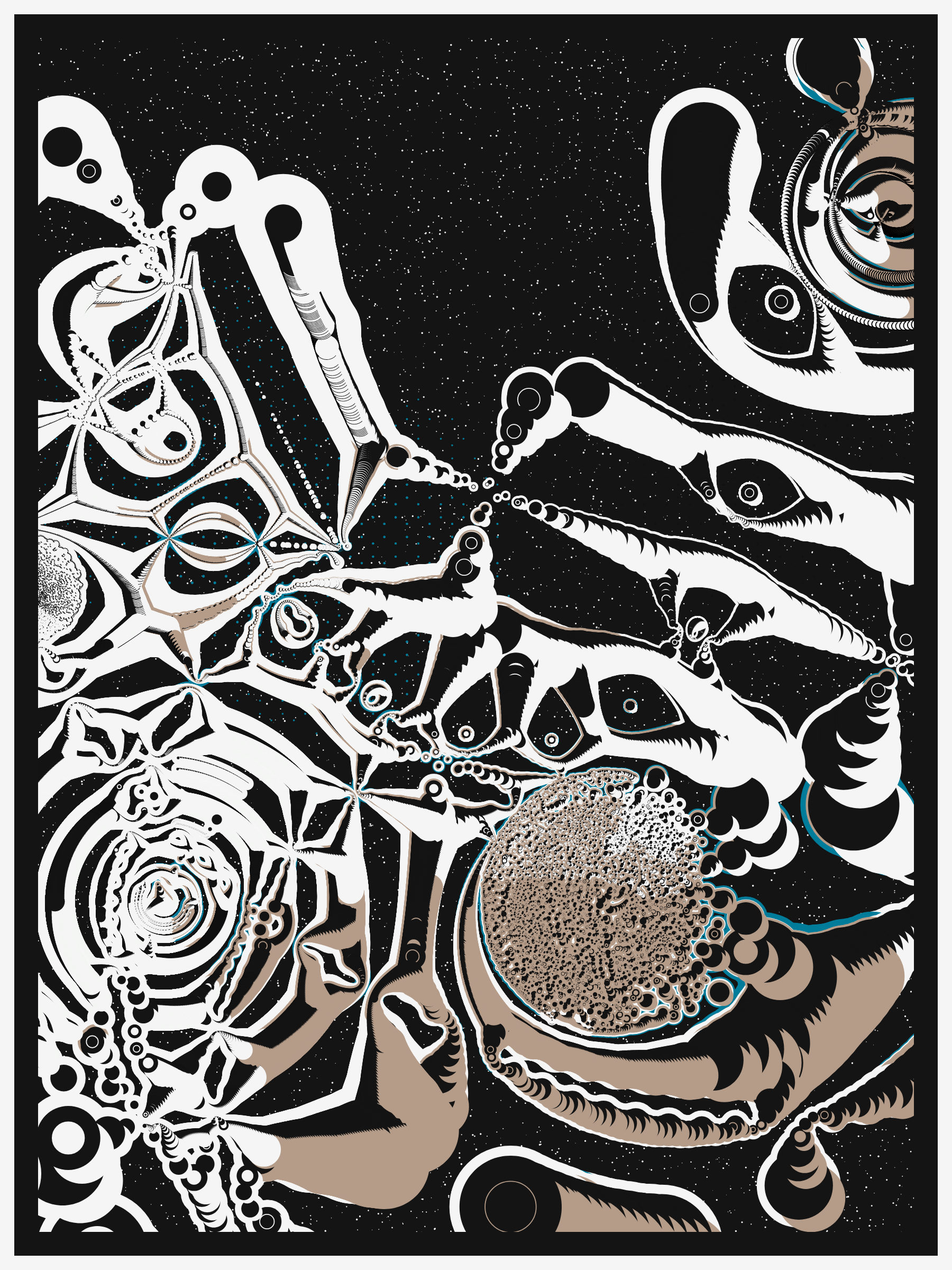 Art Blocks - Art Blocks v2 - Alien DNA #270 - NFT # 294000270