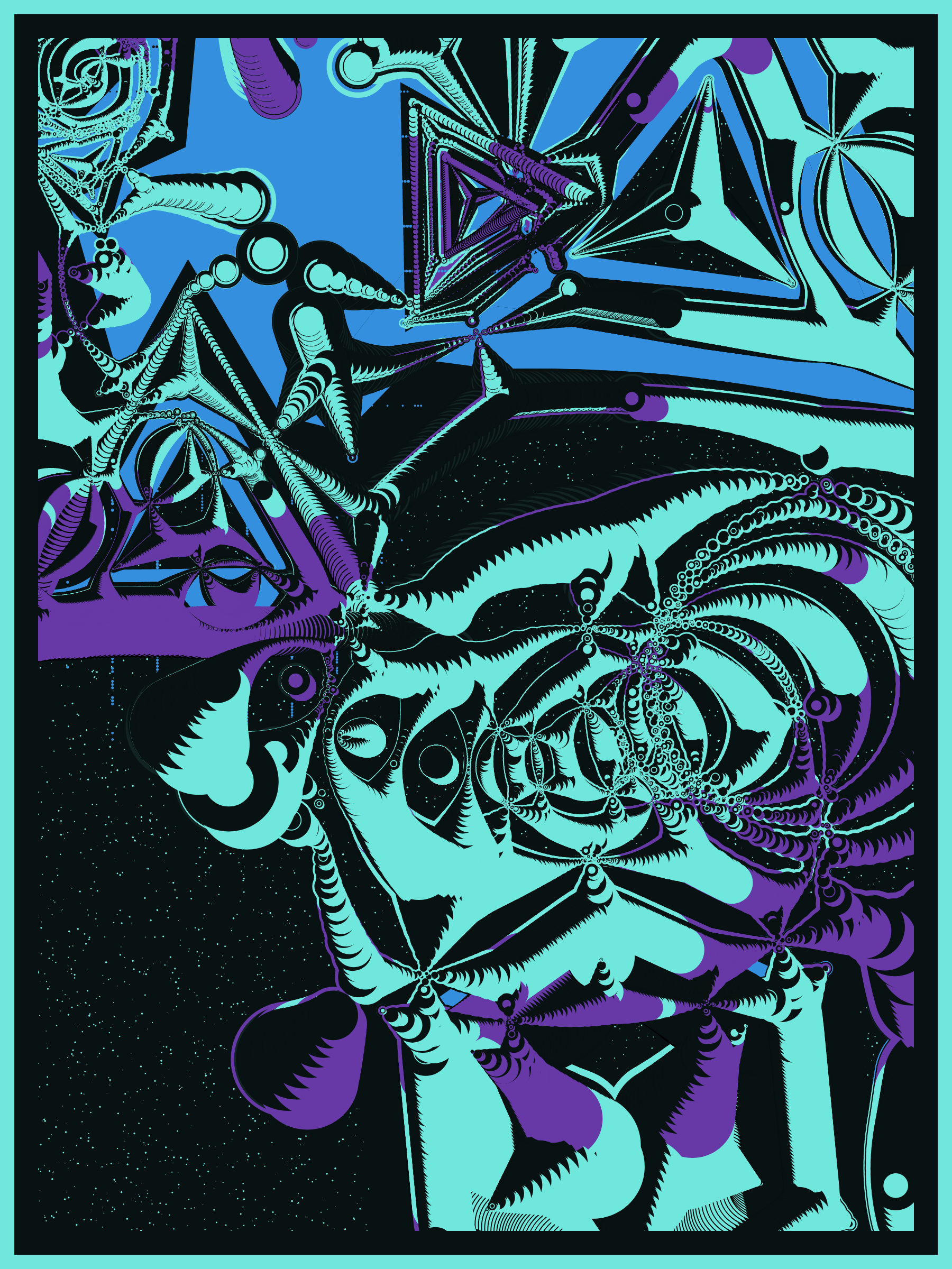 Art Blocks - Art Blocks v2 - Alien DNA #277 - NFT # 294000277