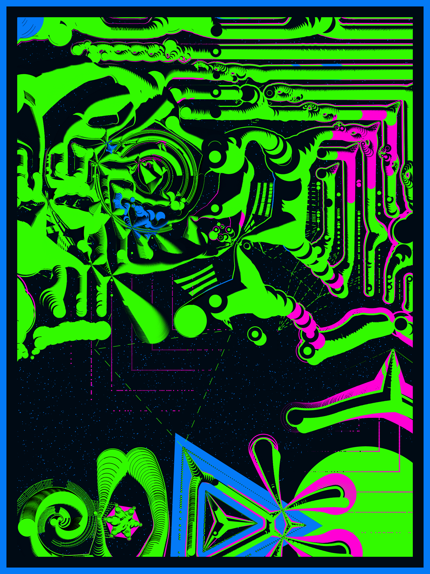 Art Blocks - Art Blocks v2 - Alien DNA #280 - NFT # 294000280