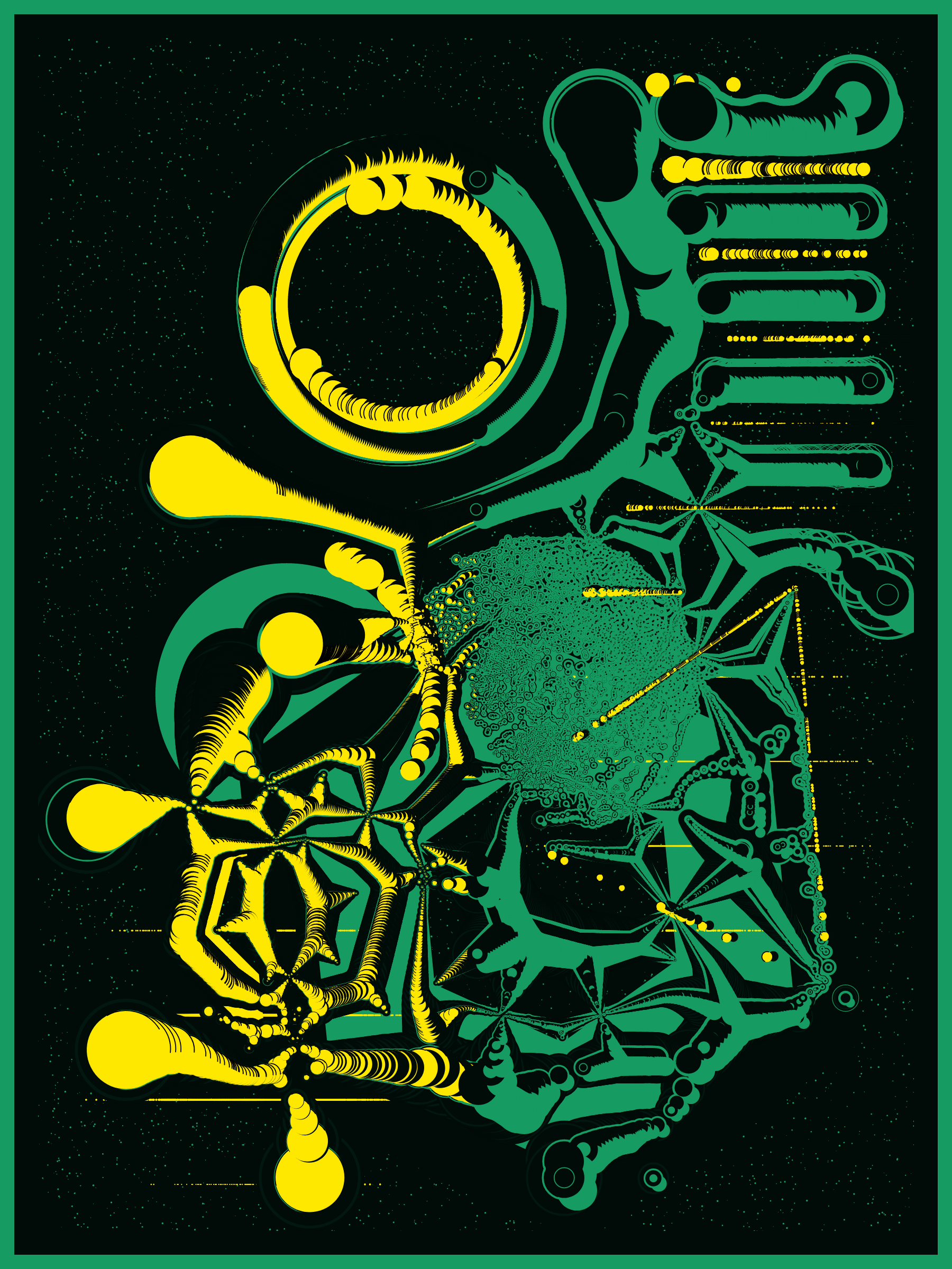 Art Blocks - Art Blocks v2 - Alien DNA #282 - NFT # 294000282