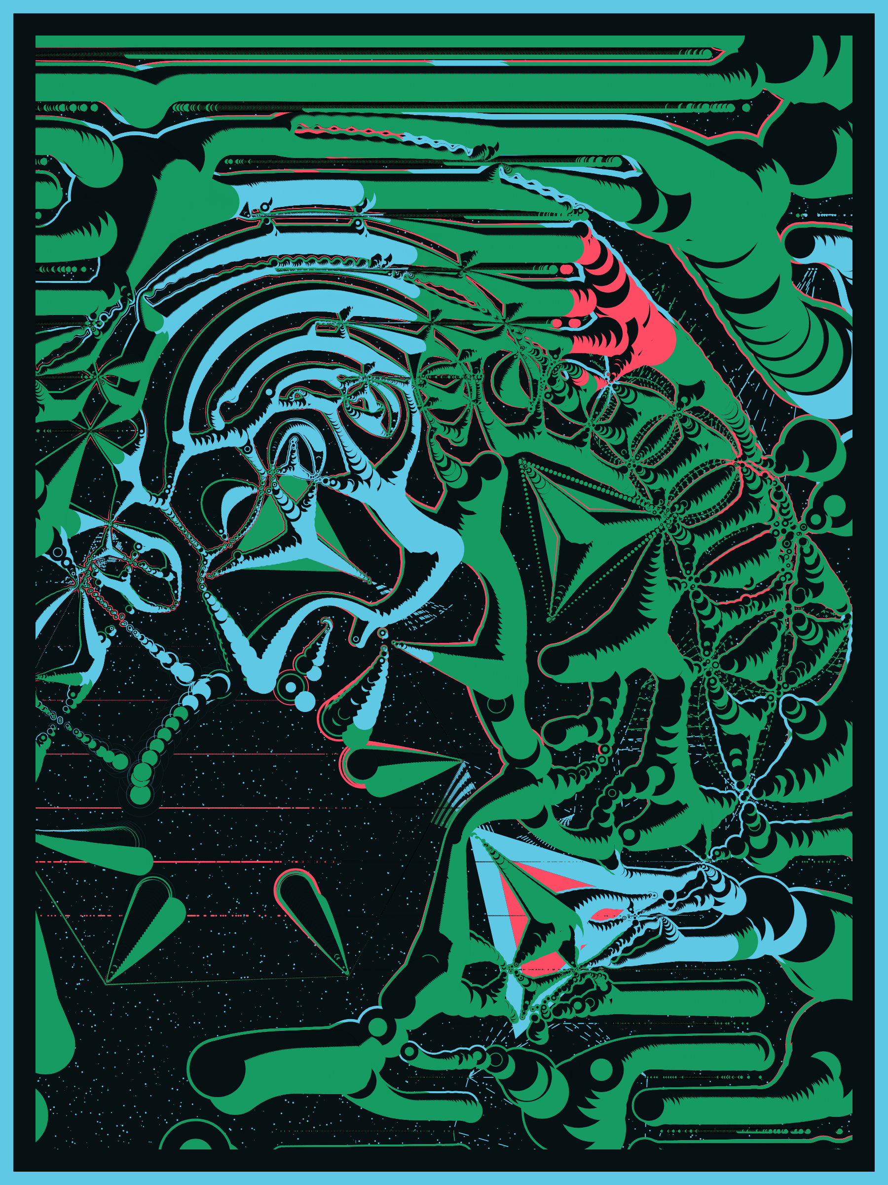 Art Blocks - Art Blocks v2 - Alien DNA #285 - NFT # 294000285