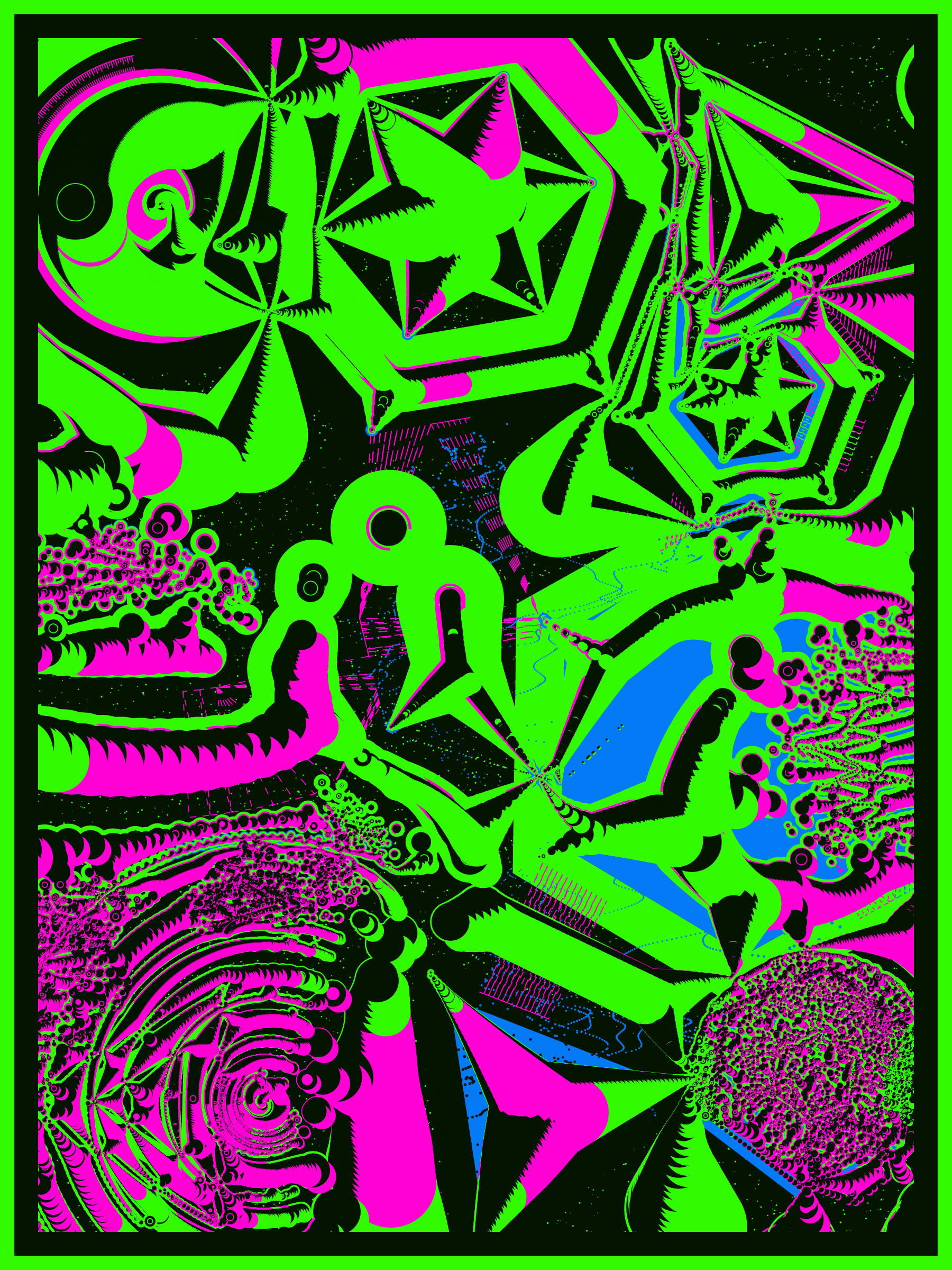 Art Blocks - Art Blocks v2 - Alien DNA #298 - NFT # 294000298