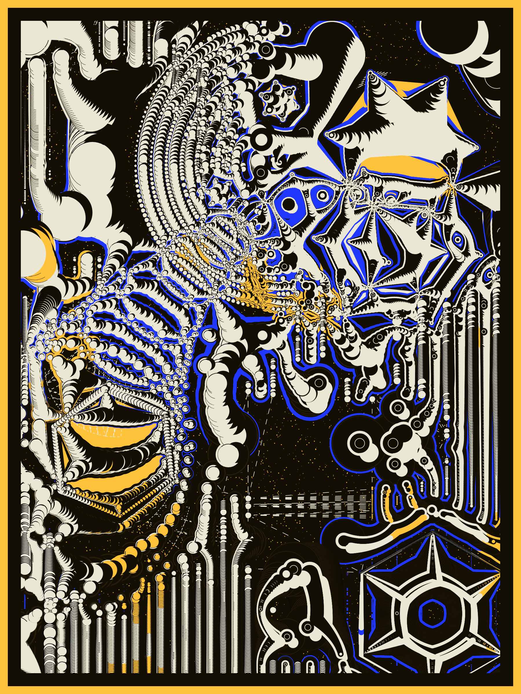 Art Blocks - Art Blocks v2 - Alien DNA #302 - NFT # 294000302