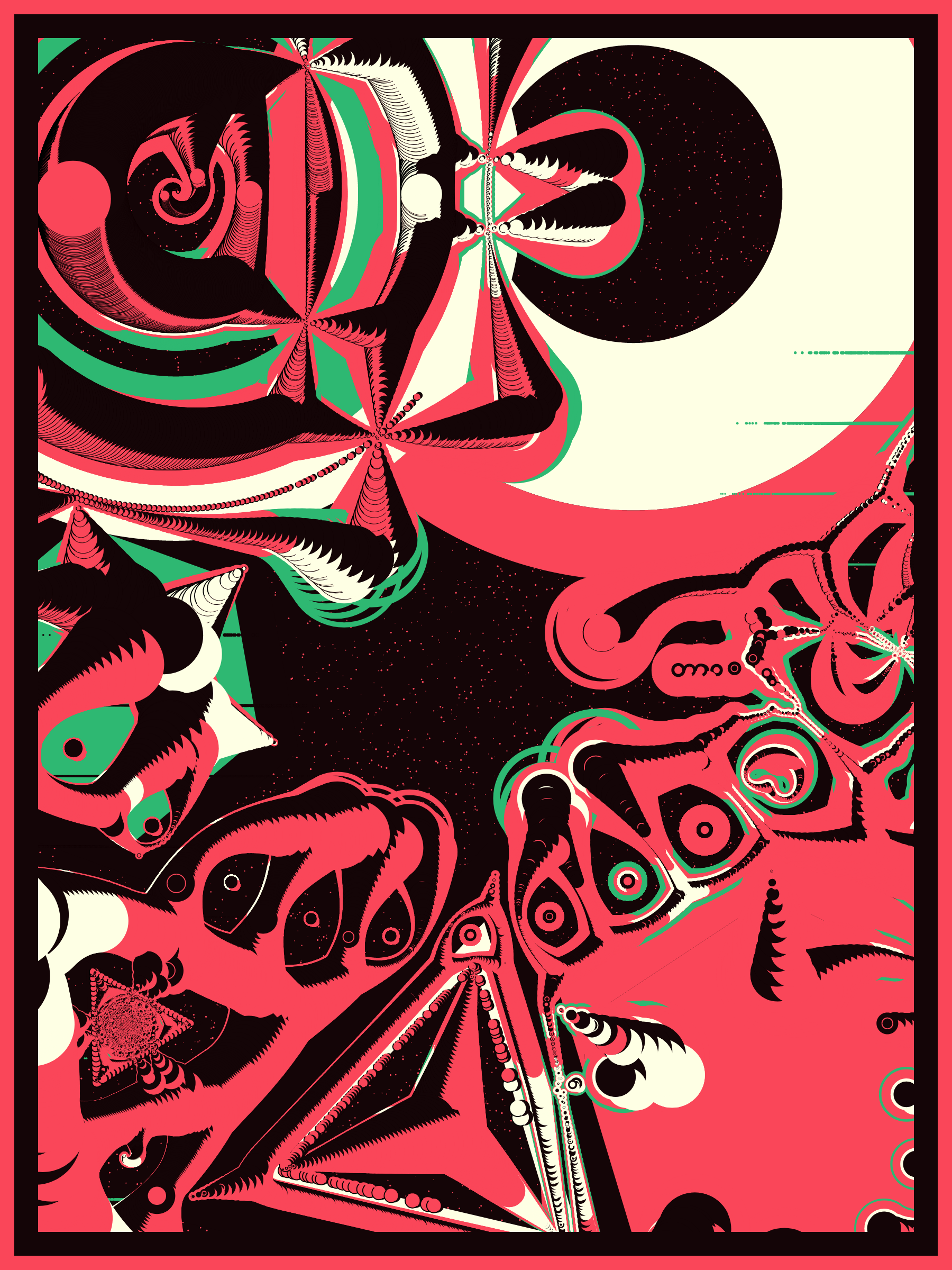 Art Blocks - Art Blocks v2 - Alien DNA #303 - NFT # 294000303