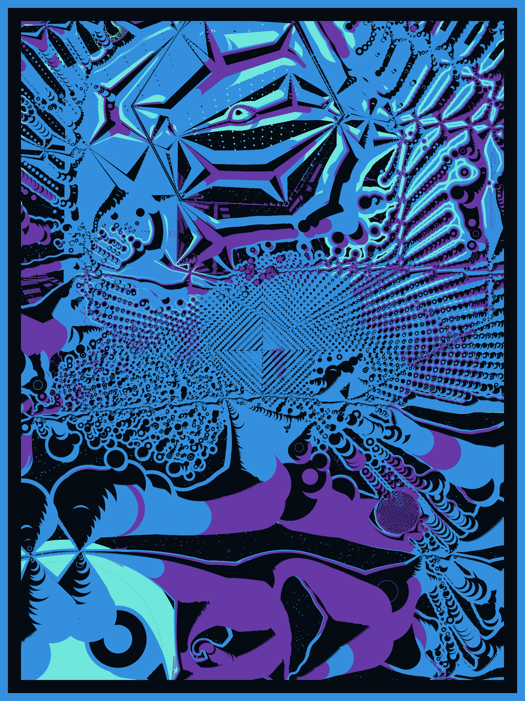 Art Blocks - Art Blocks v2 - Alien DNA #305 - NFT # 294000305