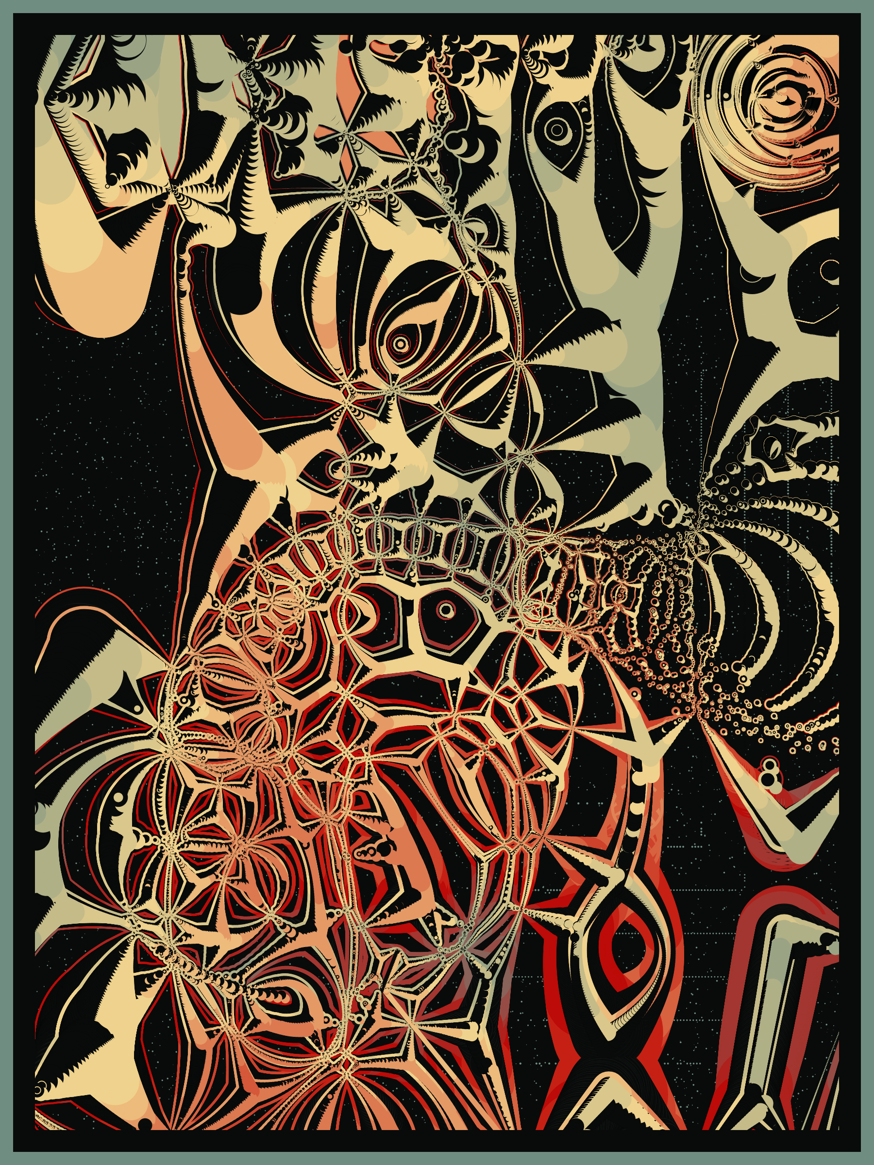 Art Blocks - Art Blocks v2 - Alien DNA #321 - NFT # 294000321