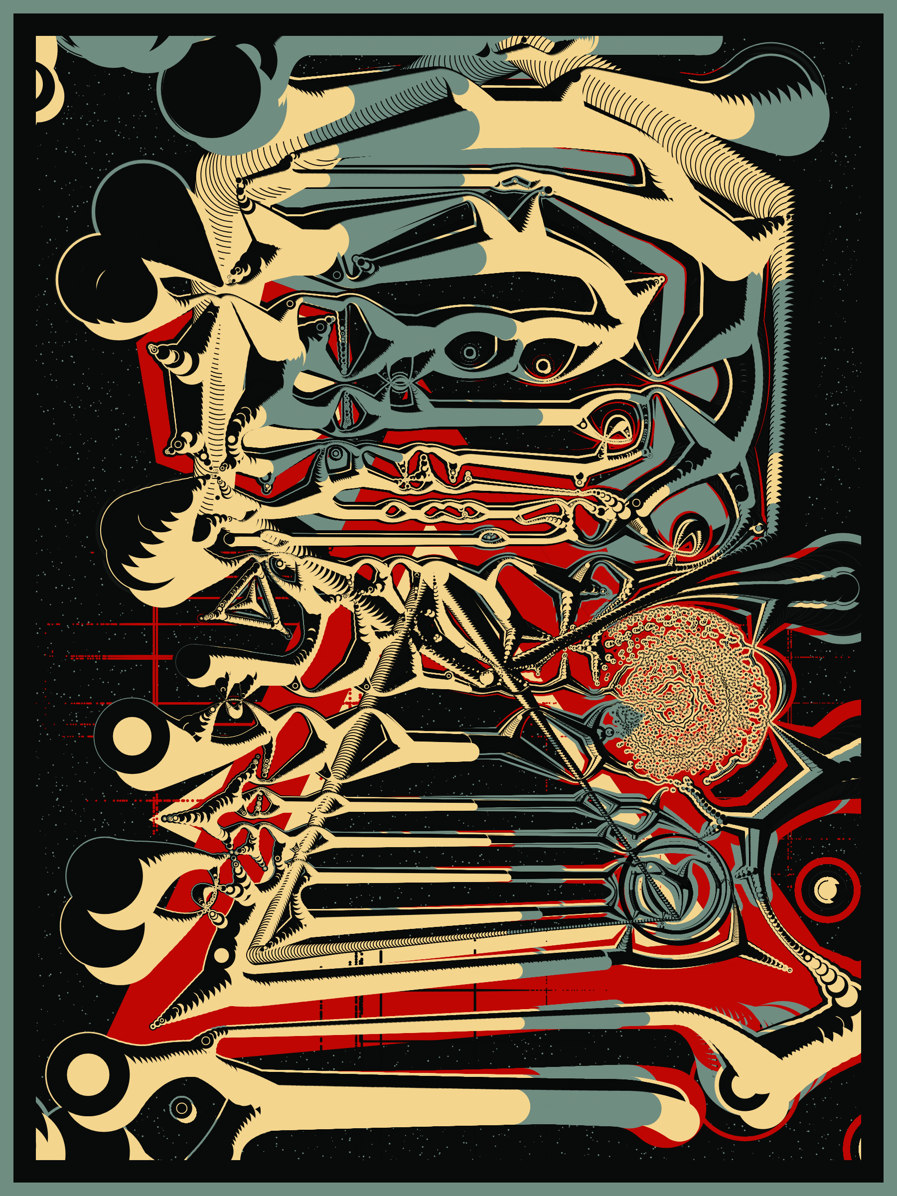 Art Blocks - Art Blocks v2 - Alien DNA #331 - NFT # 294000331