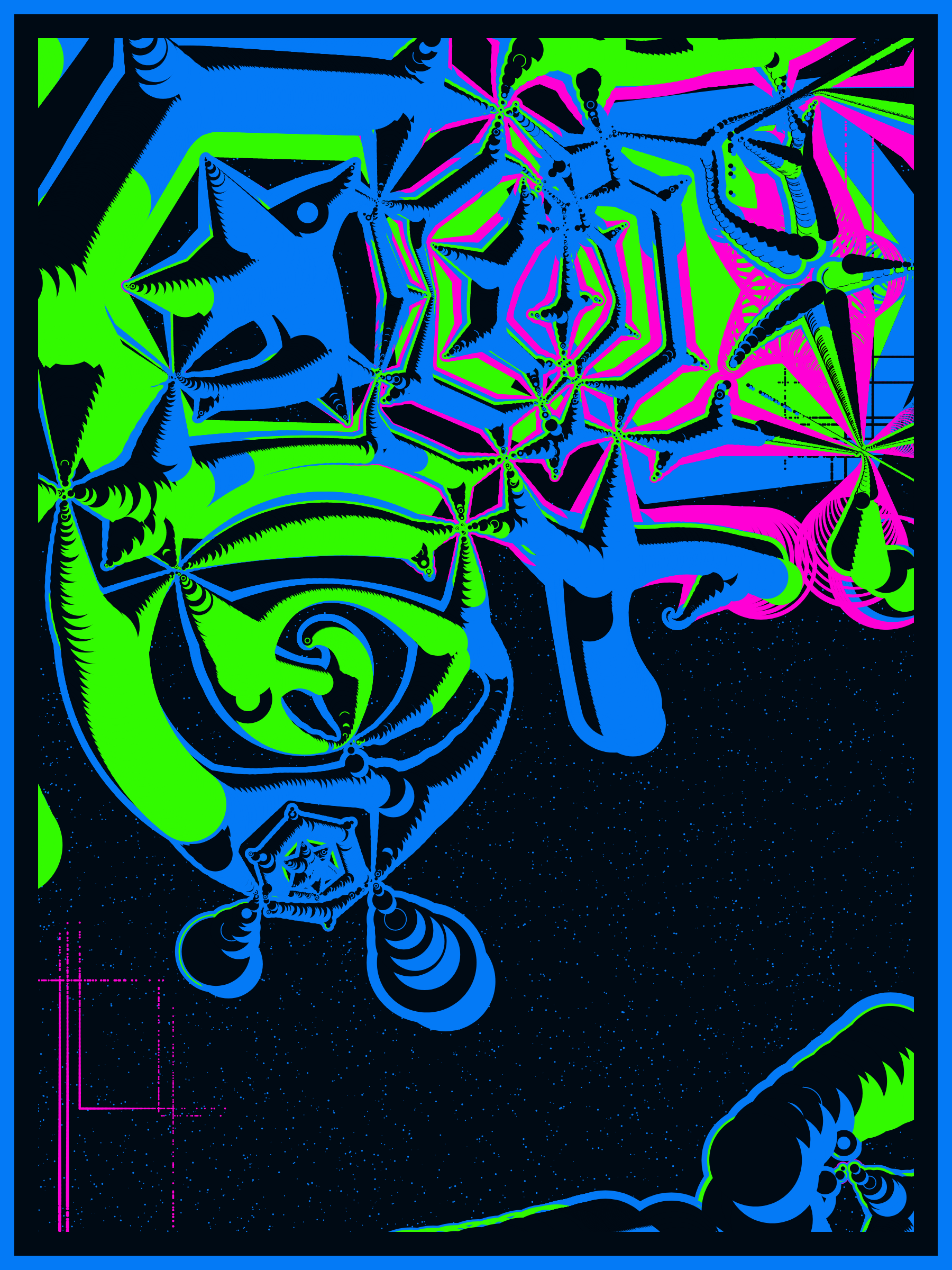 Art Blocks - Art Blocks v2 - Alien DNA #341 - NFT # 294000341