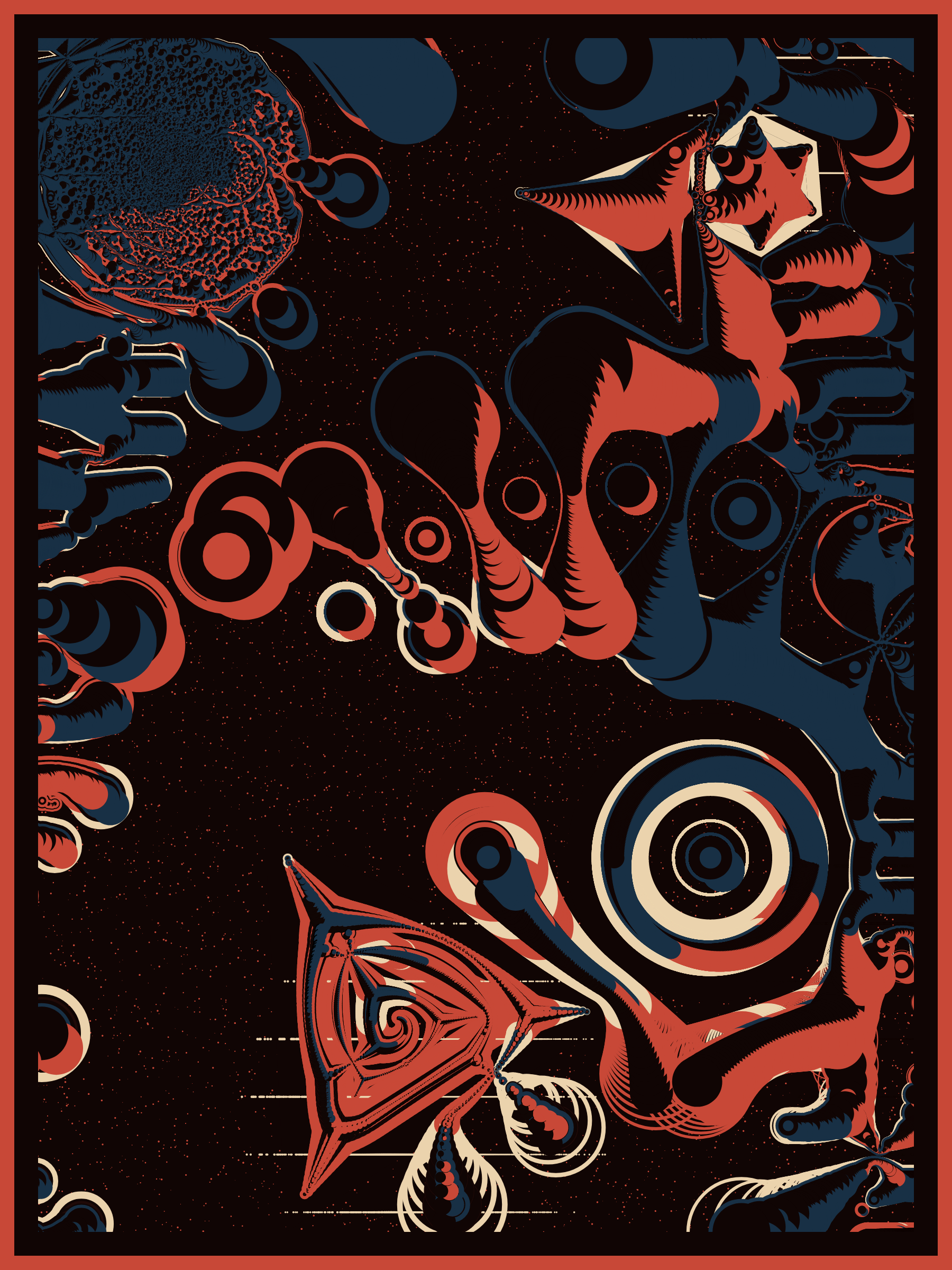 Art Blocks - Art Blocks v2 - Alien DNA #342 - NFT # 294000342