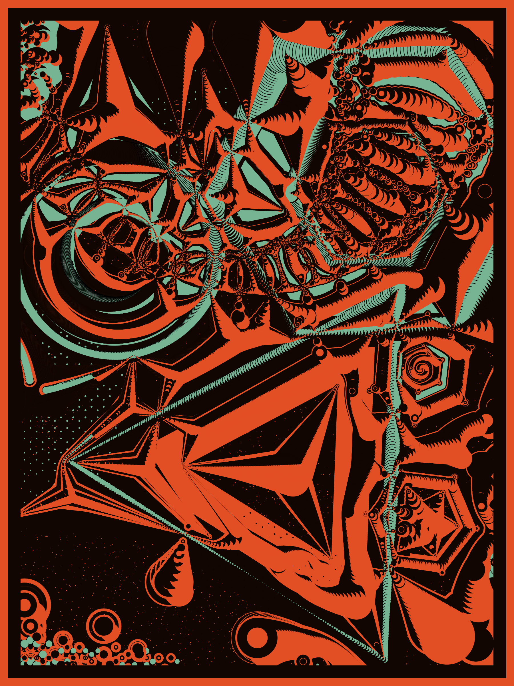 Art Blocks - Art Blocks v2 - Alien DNA #343 - NFT # 294000343