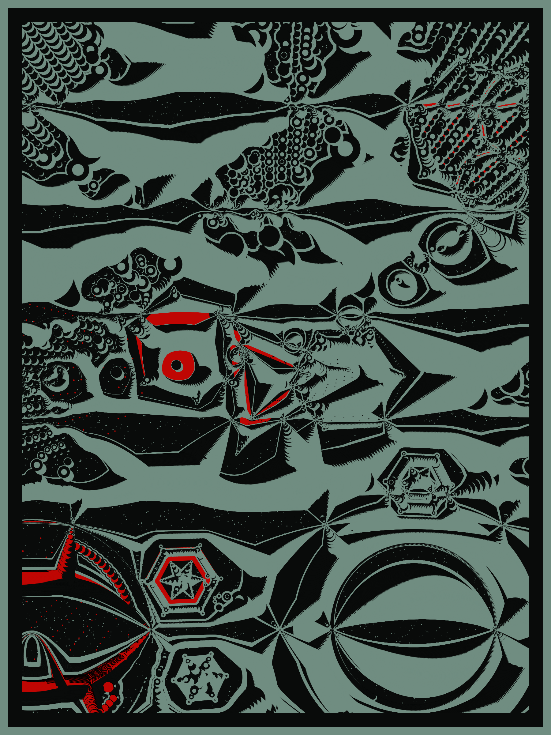 Art Blocks - Art Blocks v2 - Alien DNA #344 - NFT # 294000344