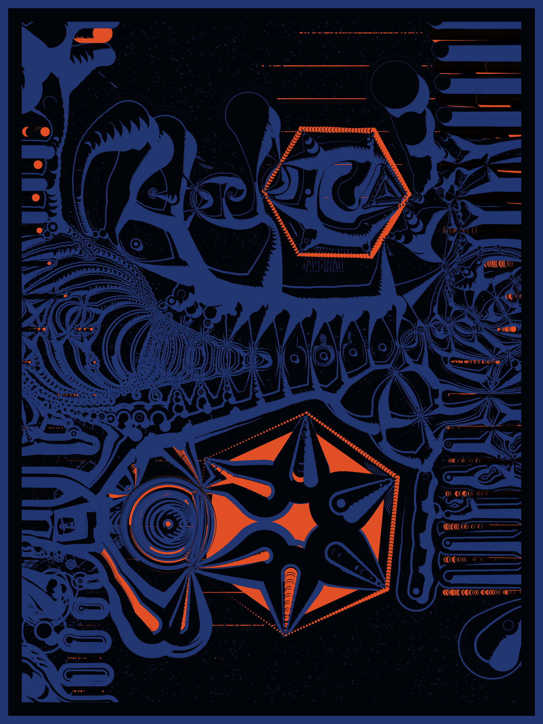 Art Blocks - Art Blocks v2 - Alien DNA #351 - NFT # 294000351