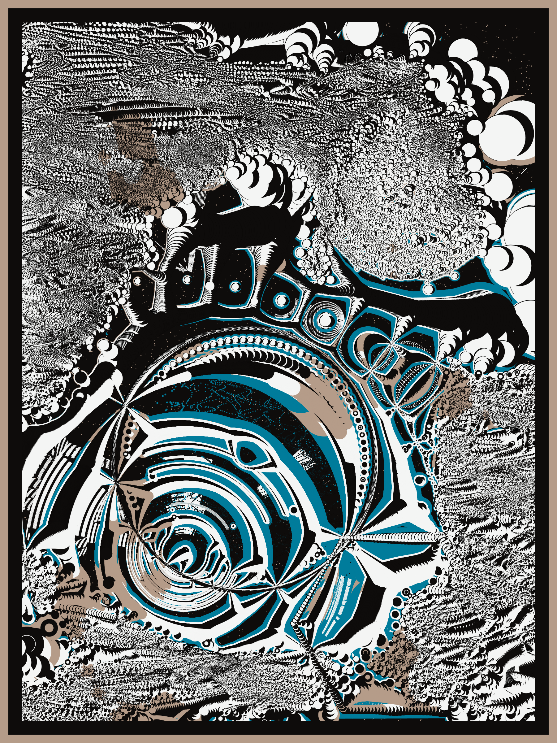 Art Blocks - Art Blocks v2 - Alien DNA #355 - NFT # 294000355