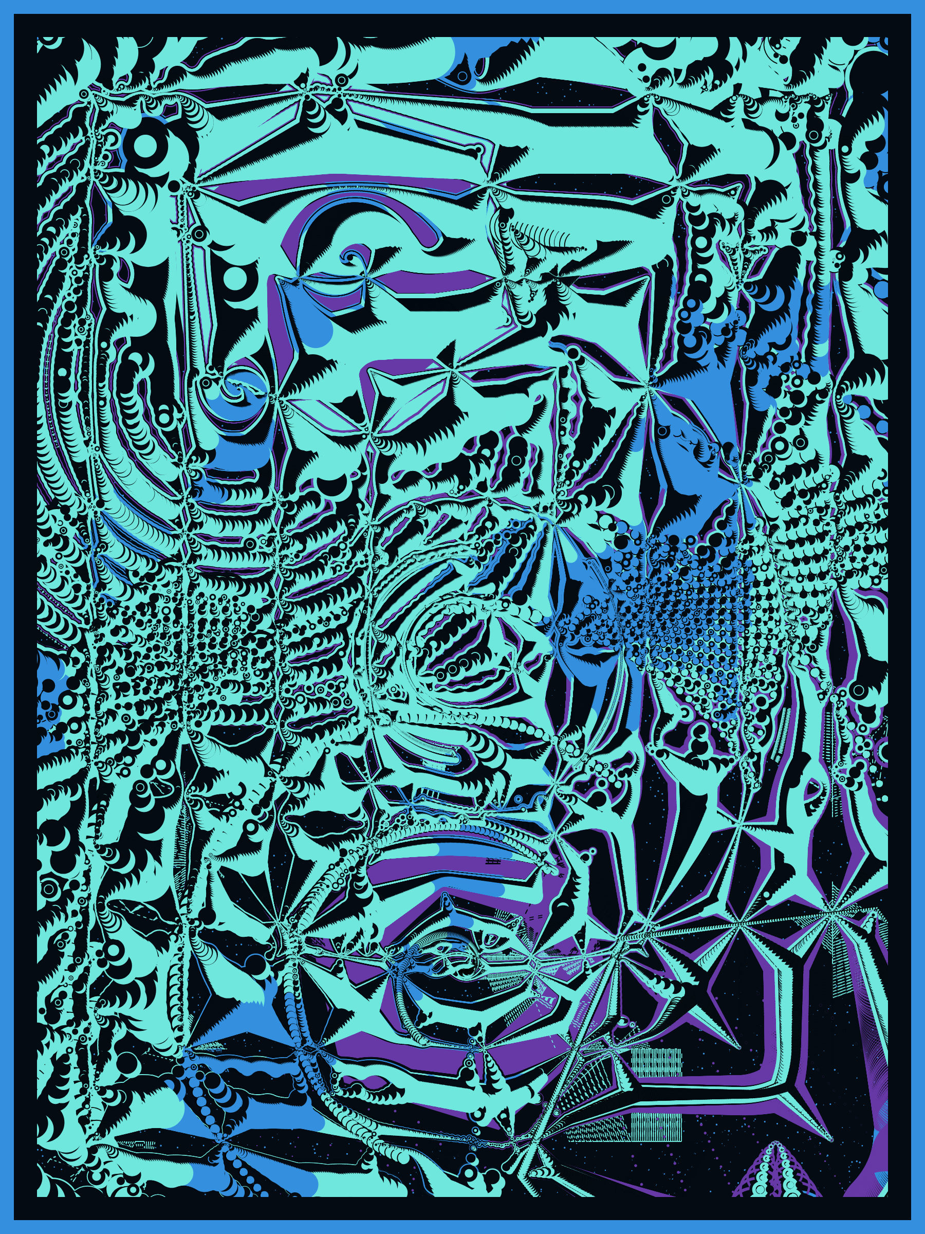 Art Blocks - Art Blocks v2 - Alien DNA #356 - NFT # 294000356