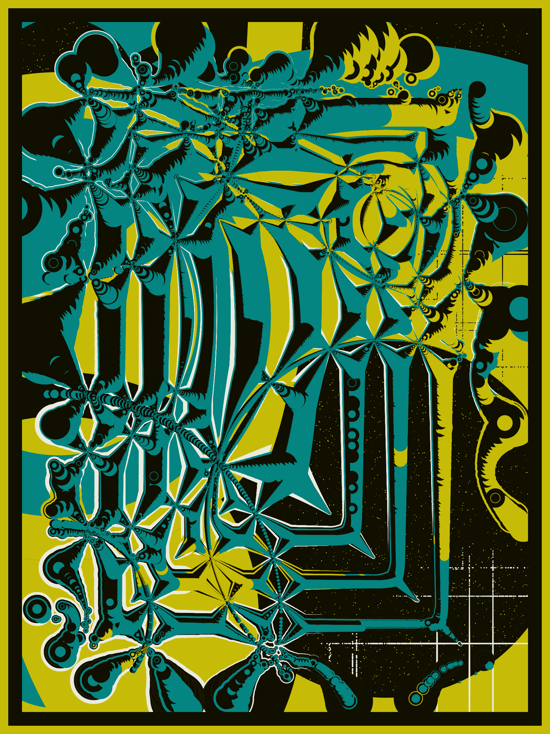 Art Blocks - Art Blocks v2 - Alien DNA #358 - NFT # 294000358