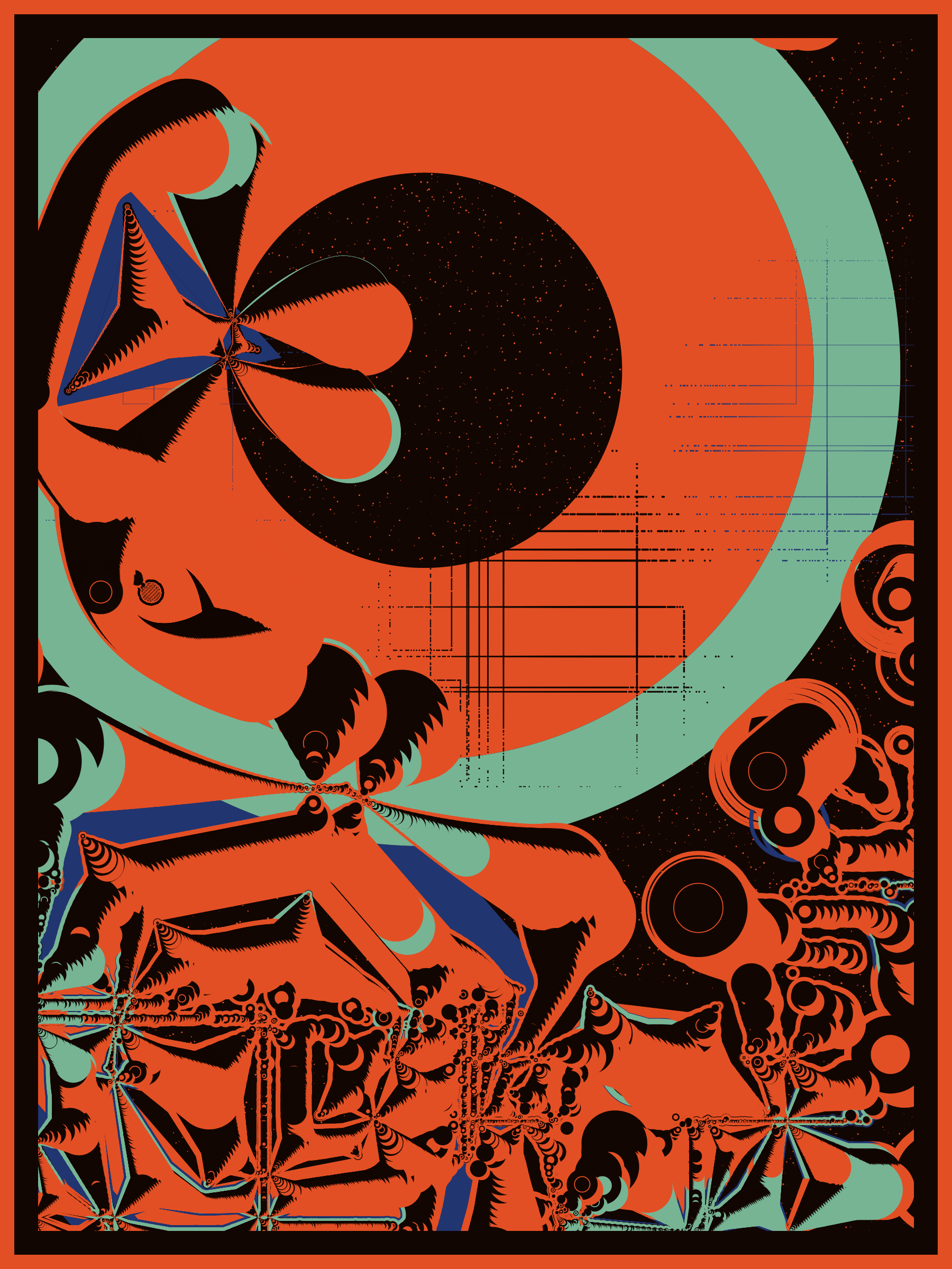 Art Blocks - Art Blocks v2 - Alien DNA #361 - NFT # 294000361