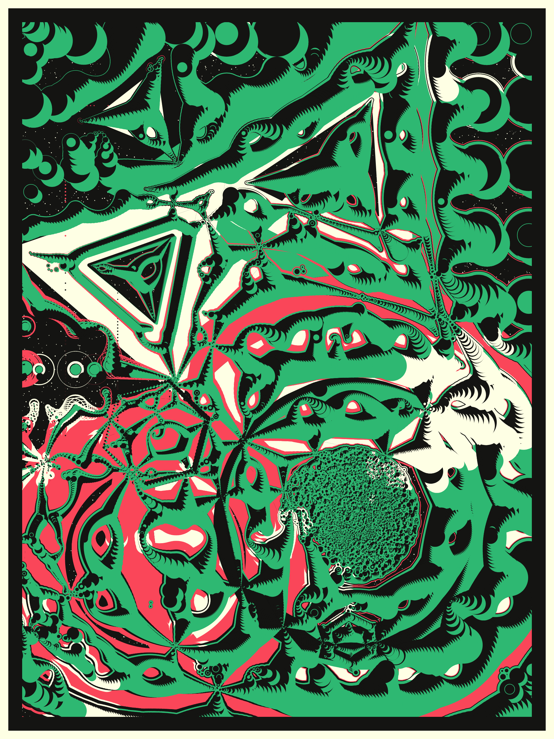 Art Blocks - Art Blocks v2 - Alien DNA #382 - NFT # 294000382