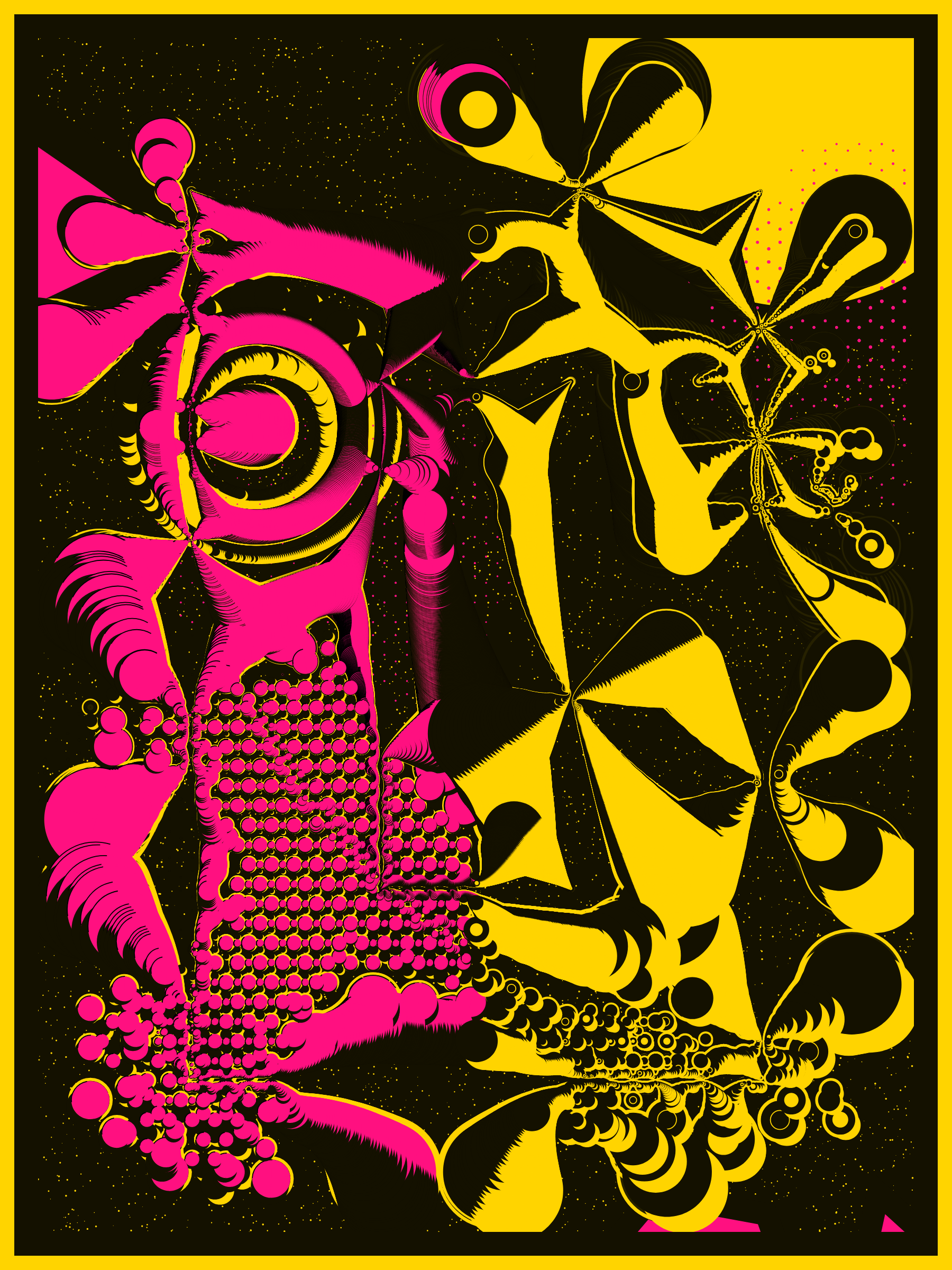 Art Blocks - Art Blocks v2 - Alien DNA #386 - NFT # 294000386