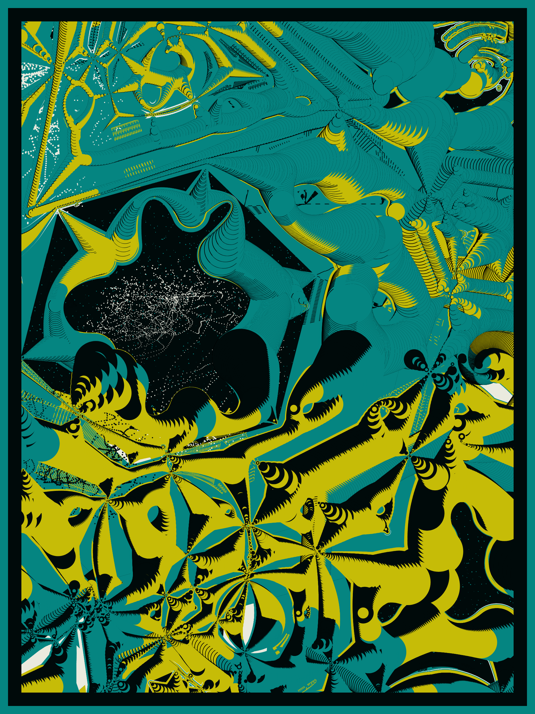 Art Blocks - Art Blocks v2 - Alien DNA #388 - NFT # 294000388