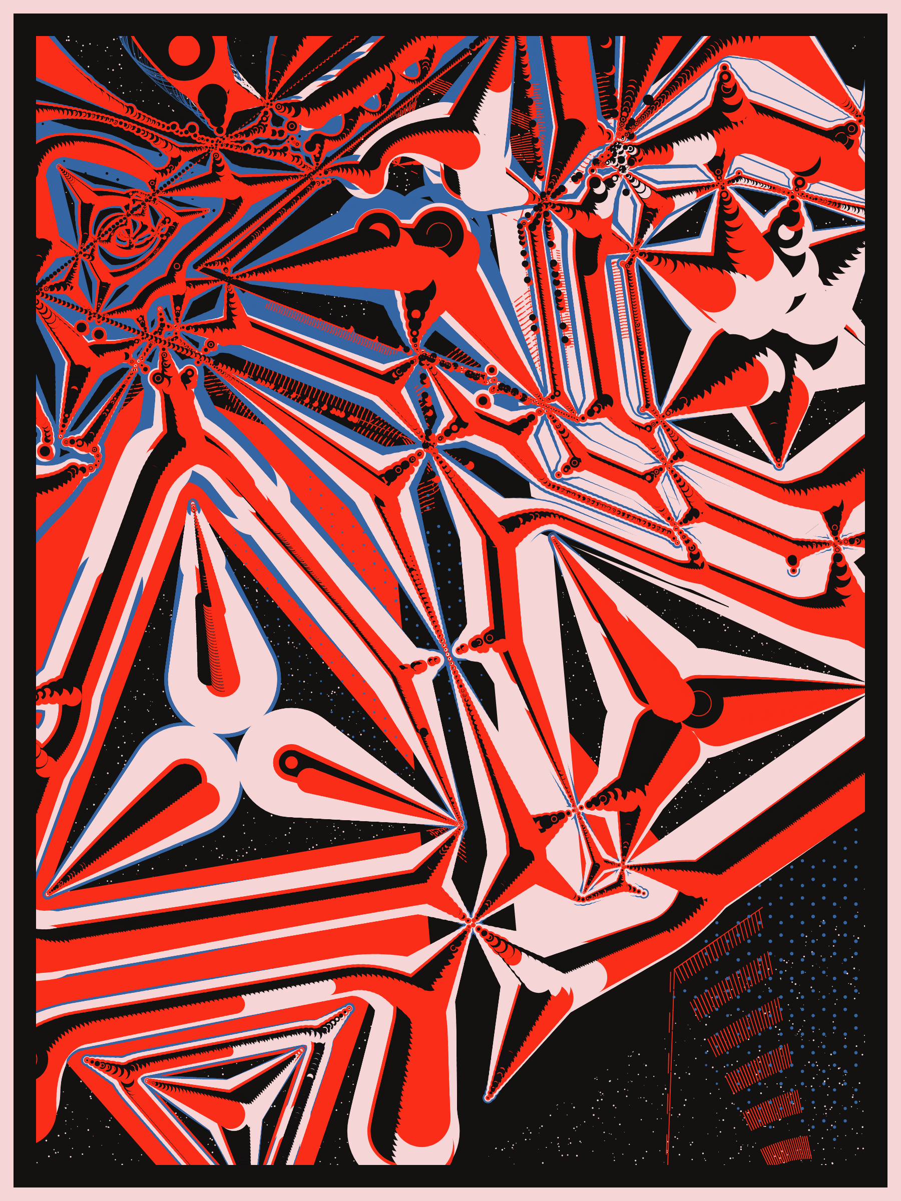 Art Blocks - Art Blocks v2 - Alien DNA #392 - NFT # 294000392