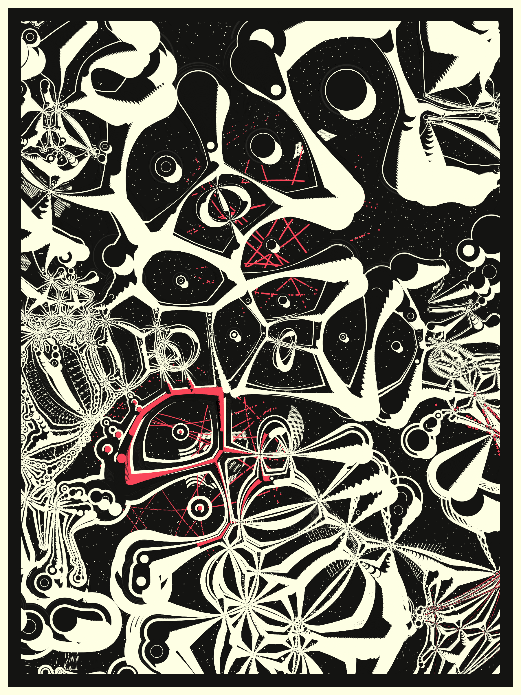 Art Blocks - Art Blocks v2 - Alien DNA #393 - NFT # 294000393