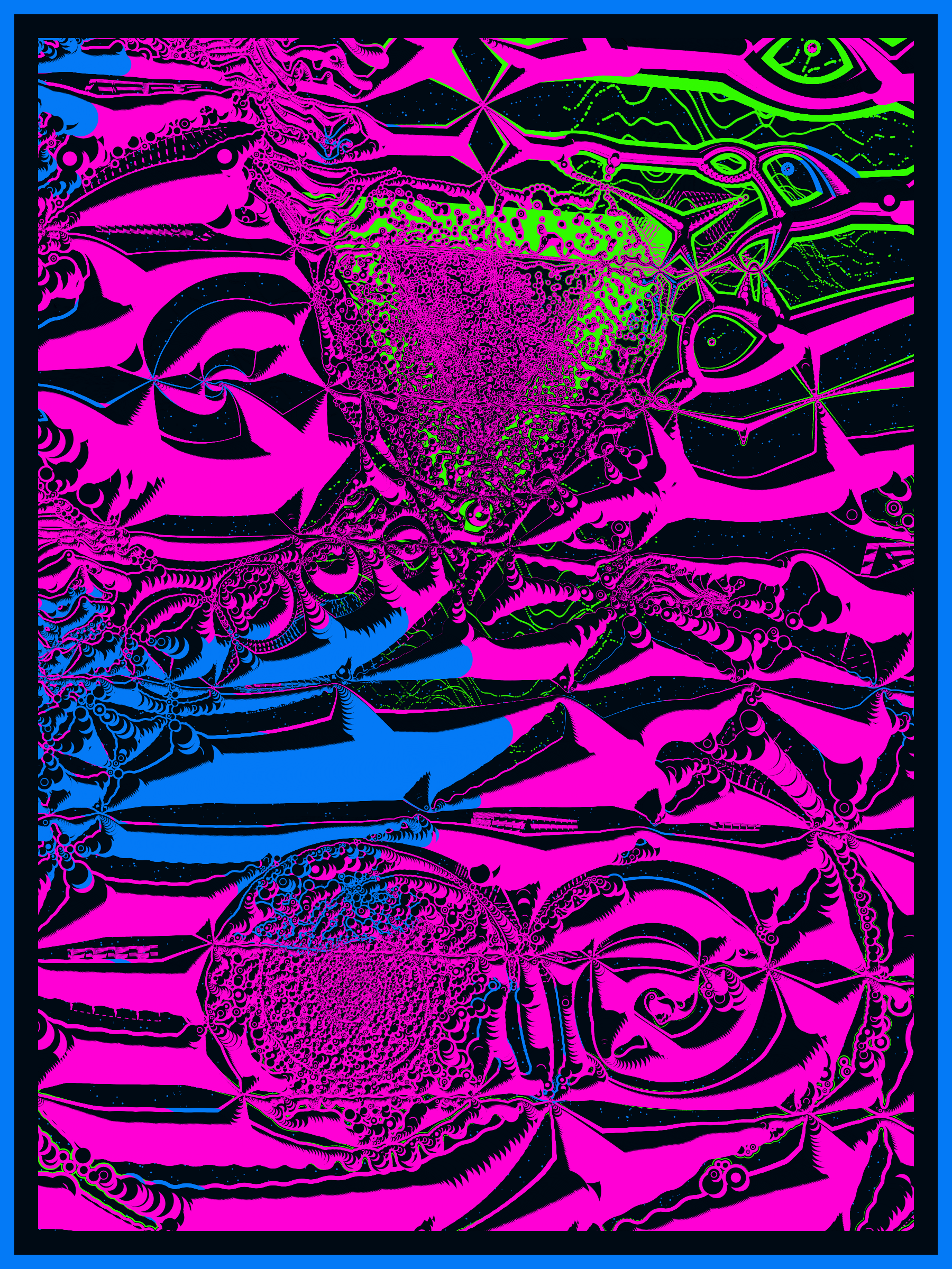 Art Blocks - Art Blocks v2 - Alien DNA #394 - NFT # 294000394