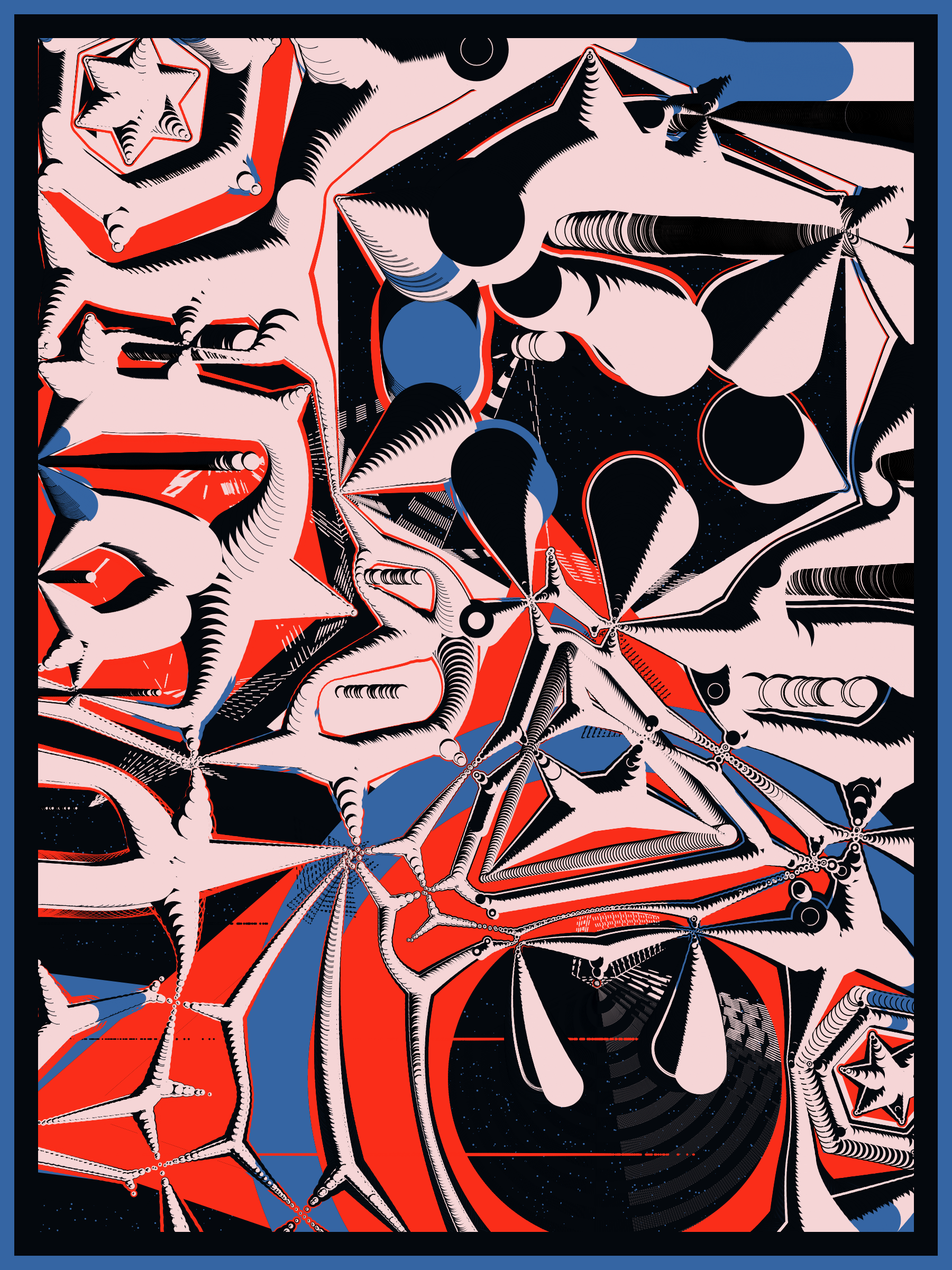 Art Blocks - Art Blocks v2 - Alien DNA #398 - NFT # 294000398