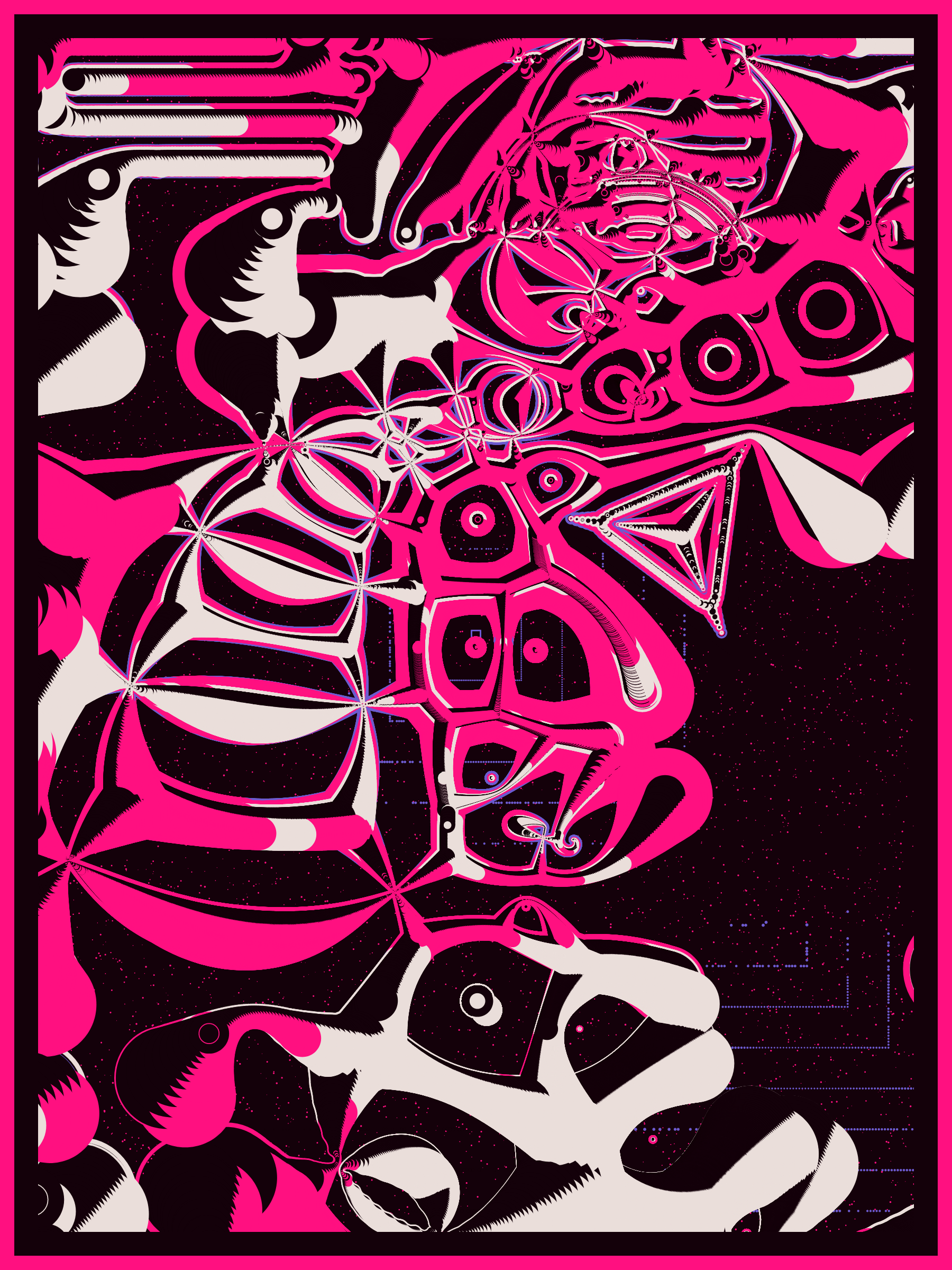 Art Blocks - Art Blocks v2 - Alien DNA #401 - NFT # 294000401