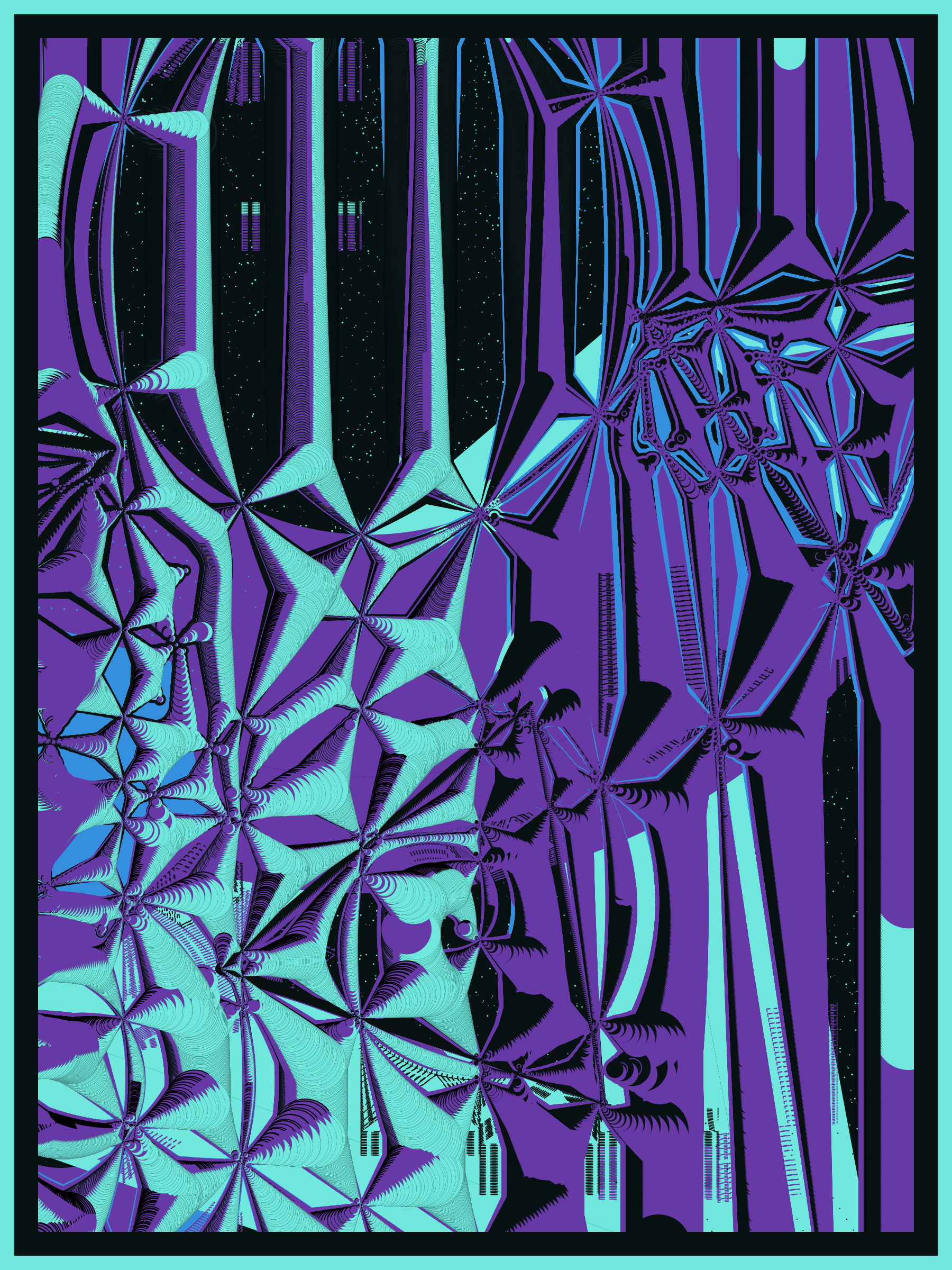 Art Blocks - Art Blocks v2 - Alien DNA #407 - NFT # 294000407