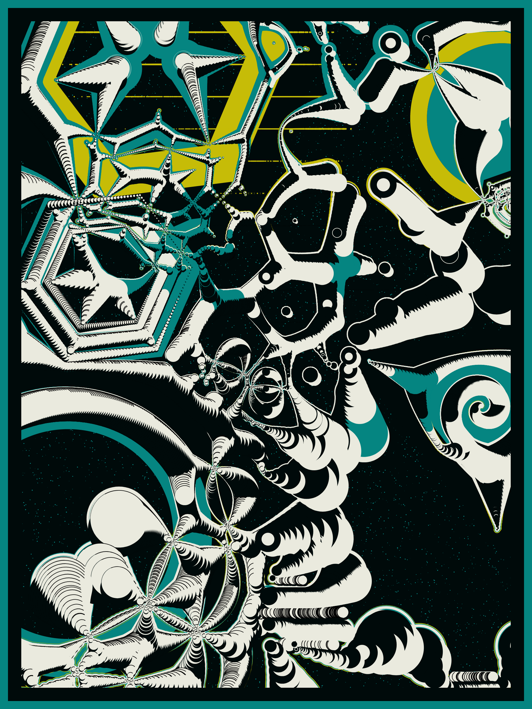 Art Blocks - Art Blocks v2 - Alien DNA #411 - NFT # 294000411