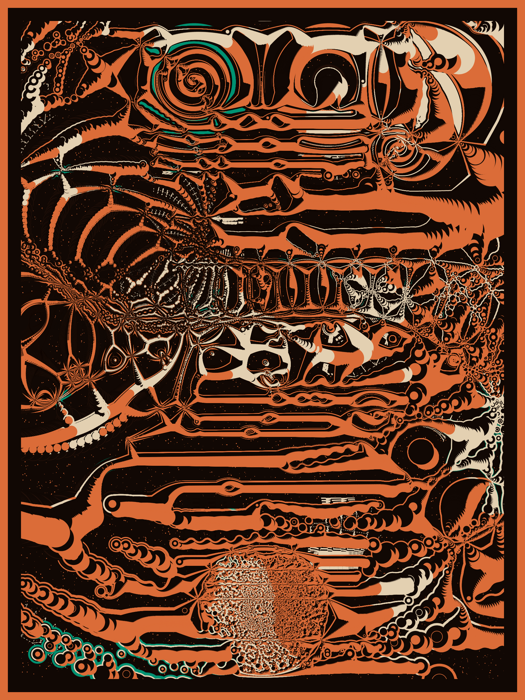 Art Blocks - Art Blocks v2 - Alien DNA #412 - NFT # 294000412