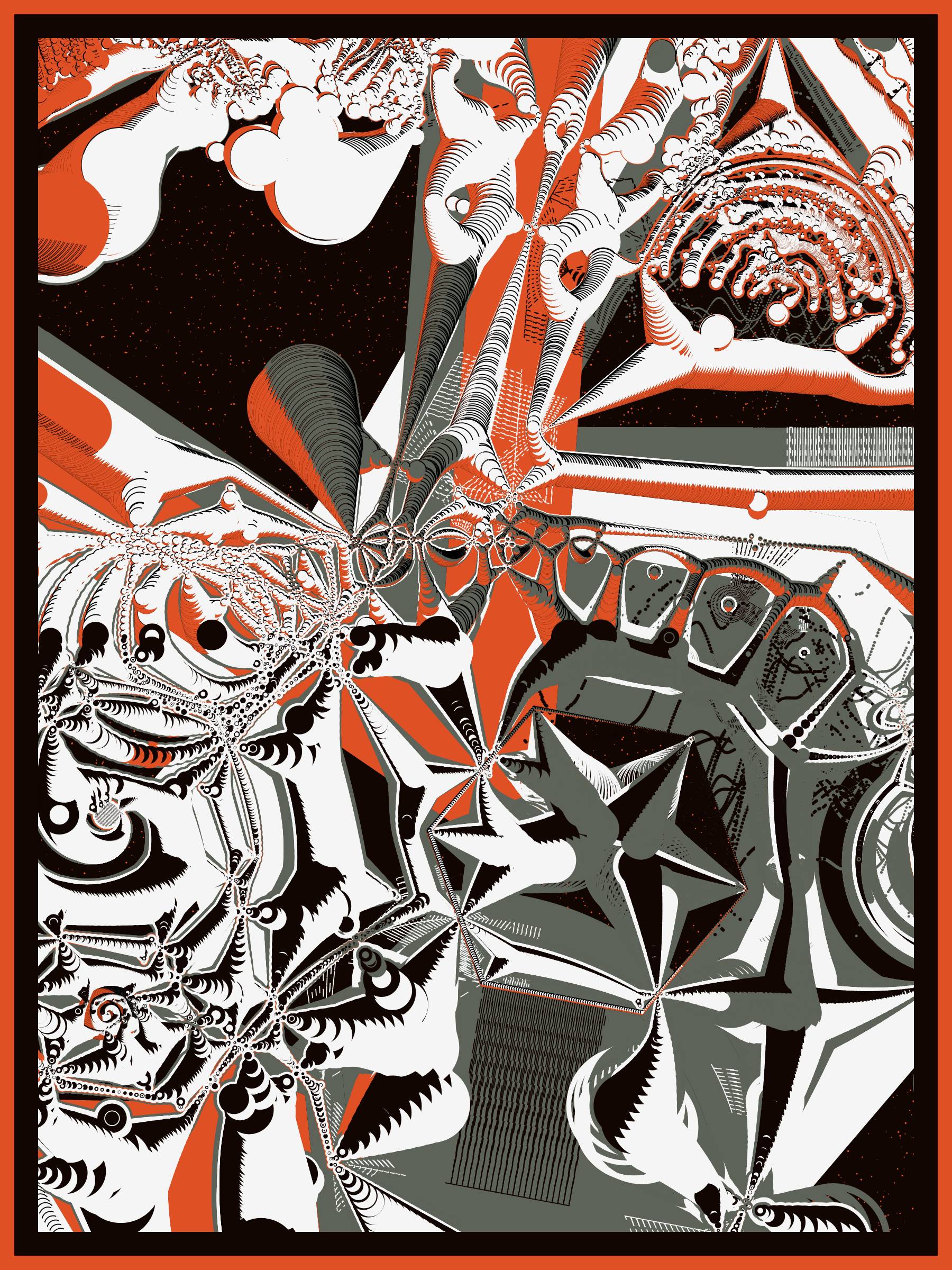 Art Blocks - Art Blocks v2 - Alien DNA #414 - NFT # 294000414