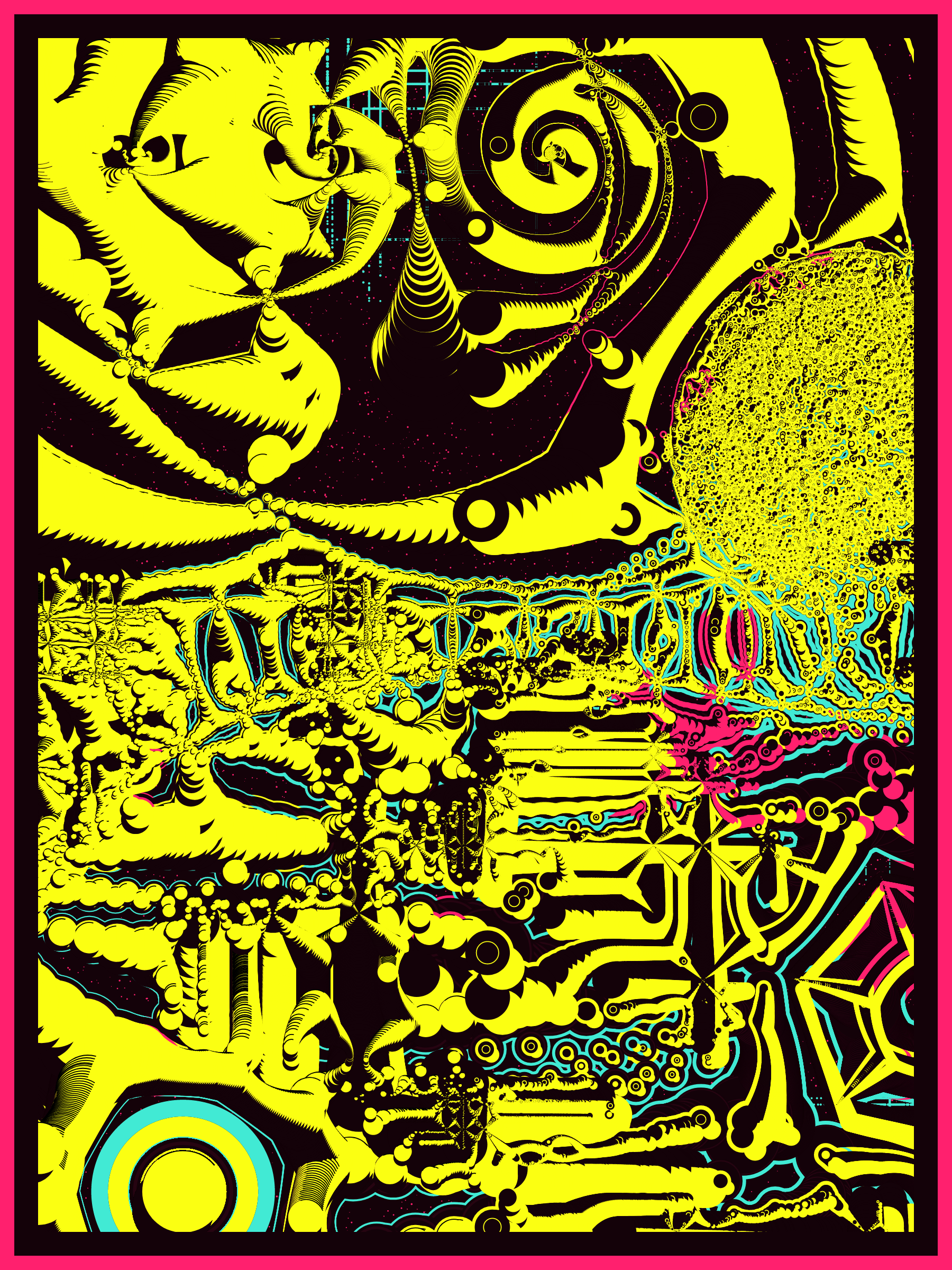 Art Blocks - Art Blocks v2 - Alien DNA #415 - NFT # 294000415