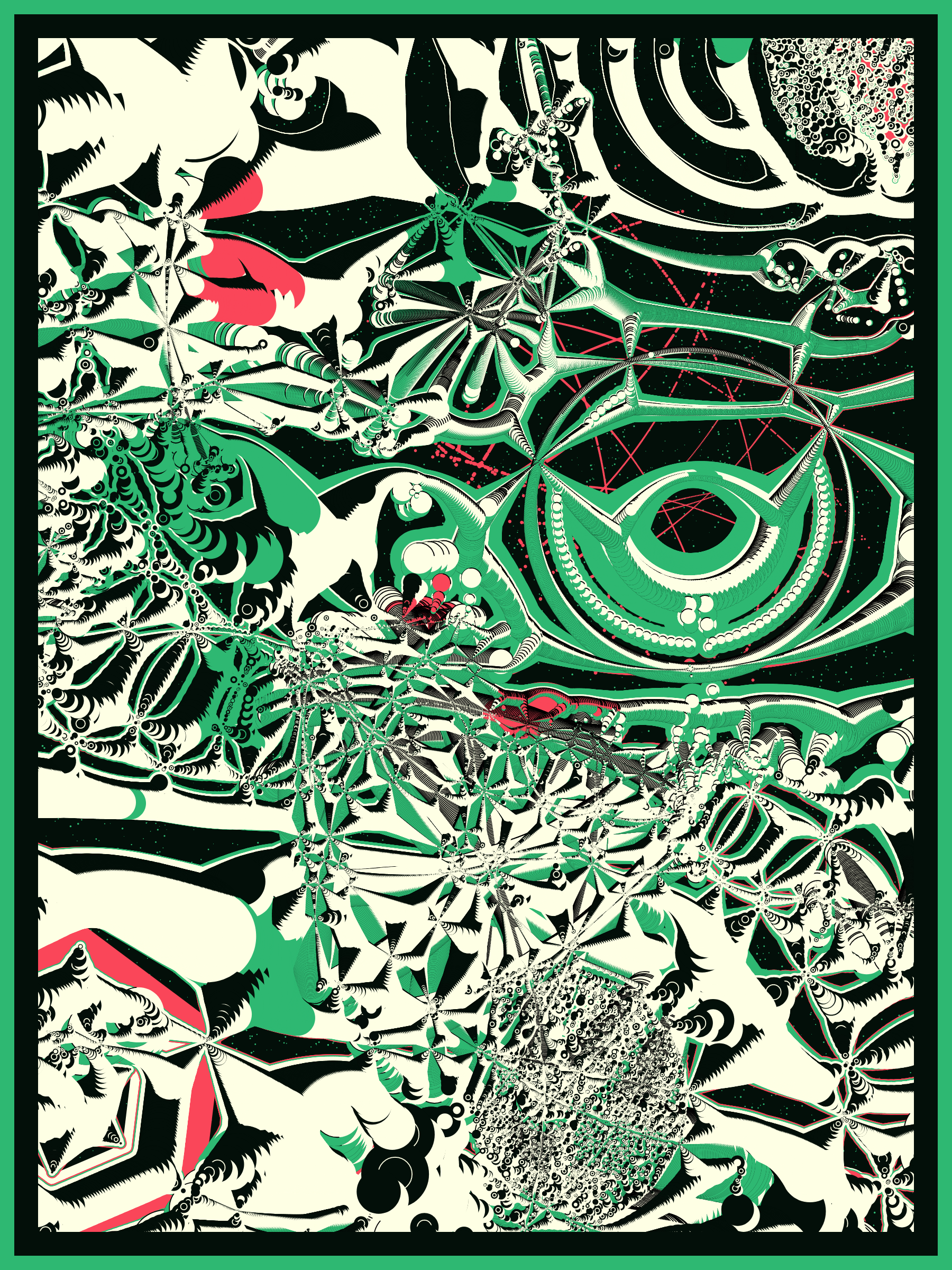 Art Blocks - Art Blocks v2 - Alien DNA #416 - NFT # 294000416