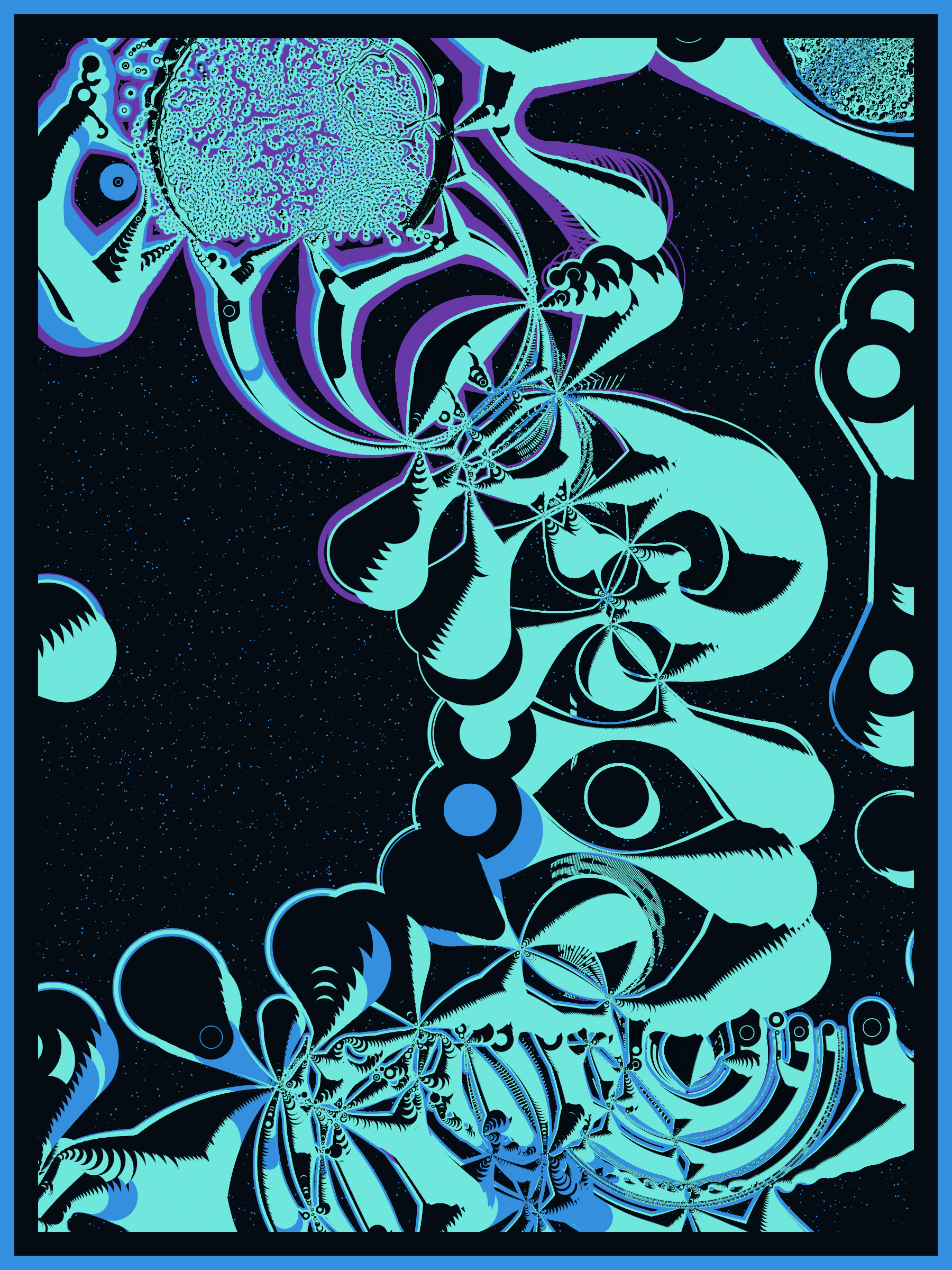 Art Blocks - Art Blocks v2 - Alien DNA #417 - NFT # 294000417