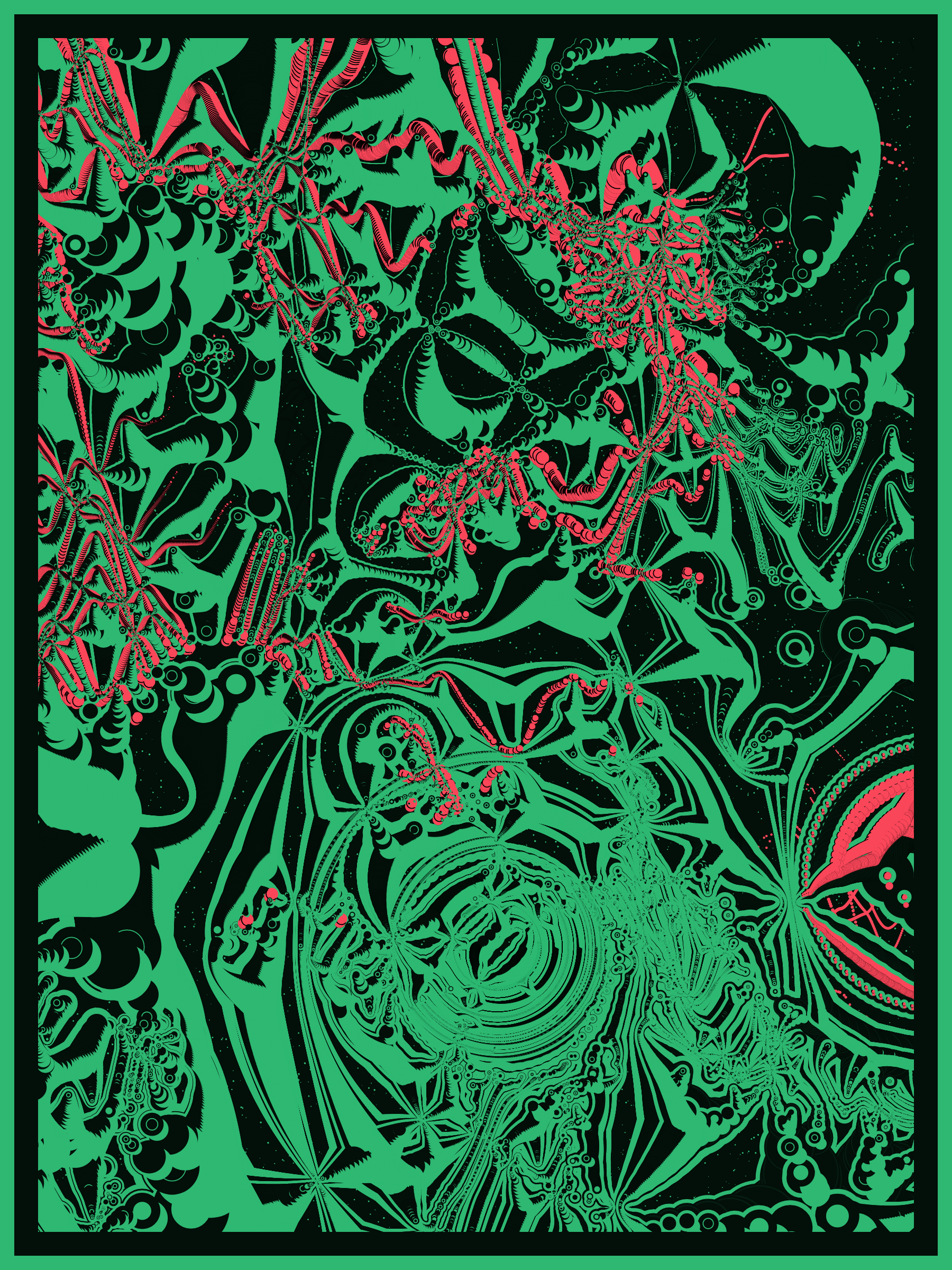 Art Blocks - Art Blocks v2 - Alien DNA #418 - NFT # 294000418