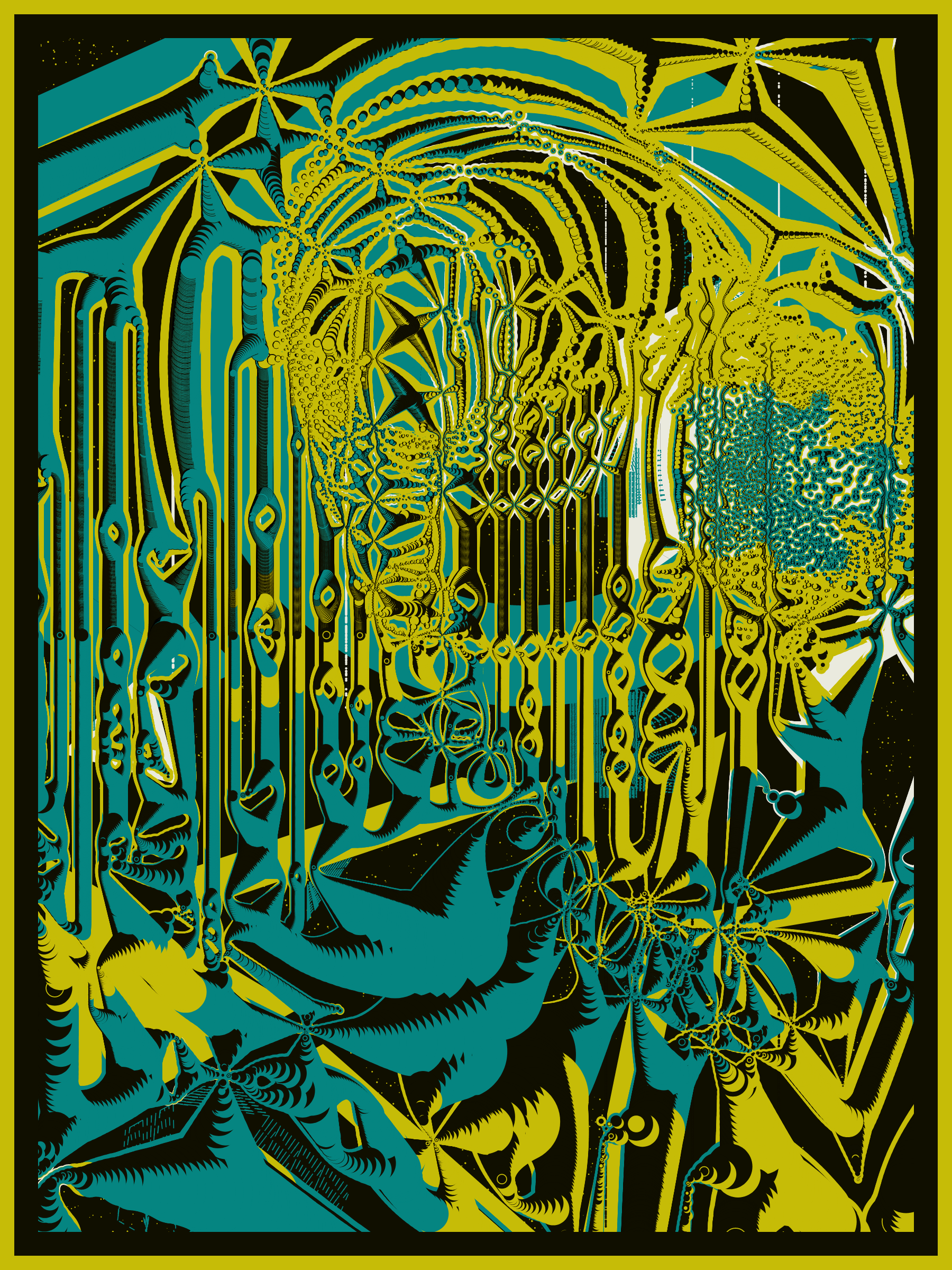 Art Blocks - Art Blocks v2 - Alien DNA #419 - NFT # 294000419