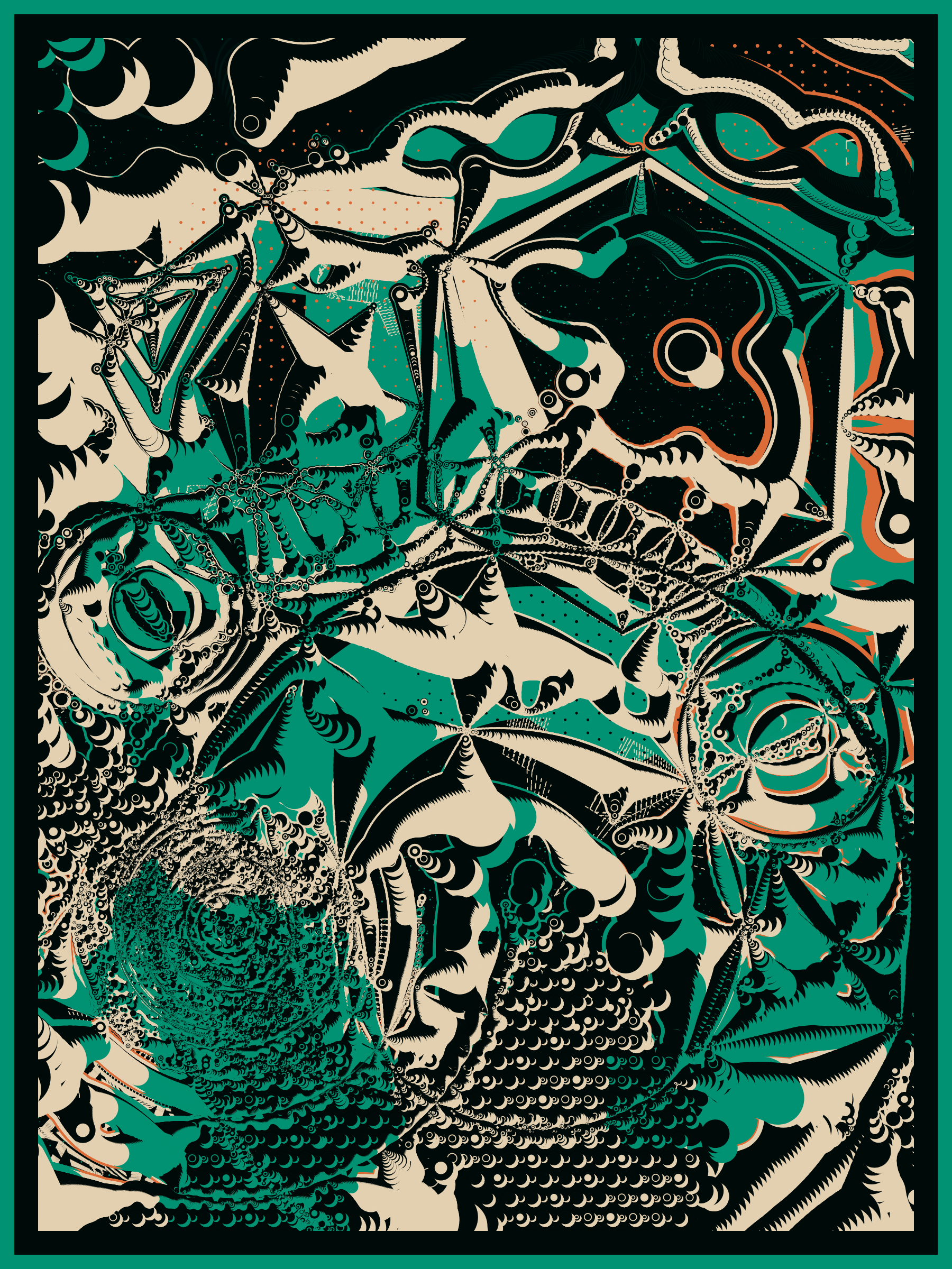 Art Blocks - Art Blocks v2 - Alien DNA #427 - NFT # 294000427