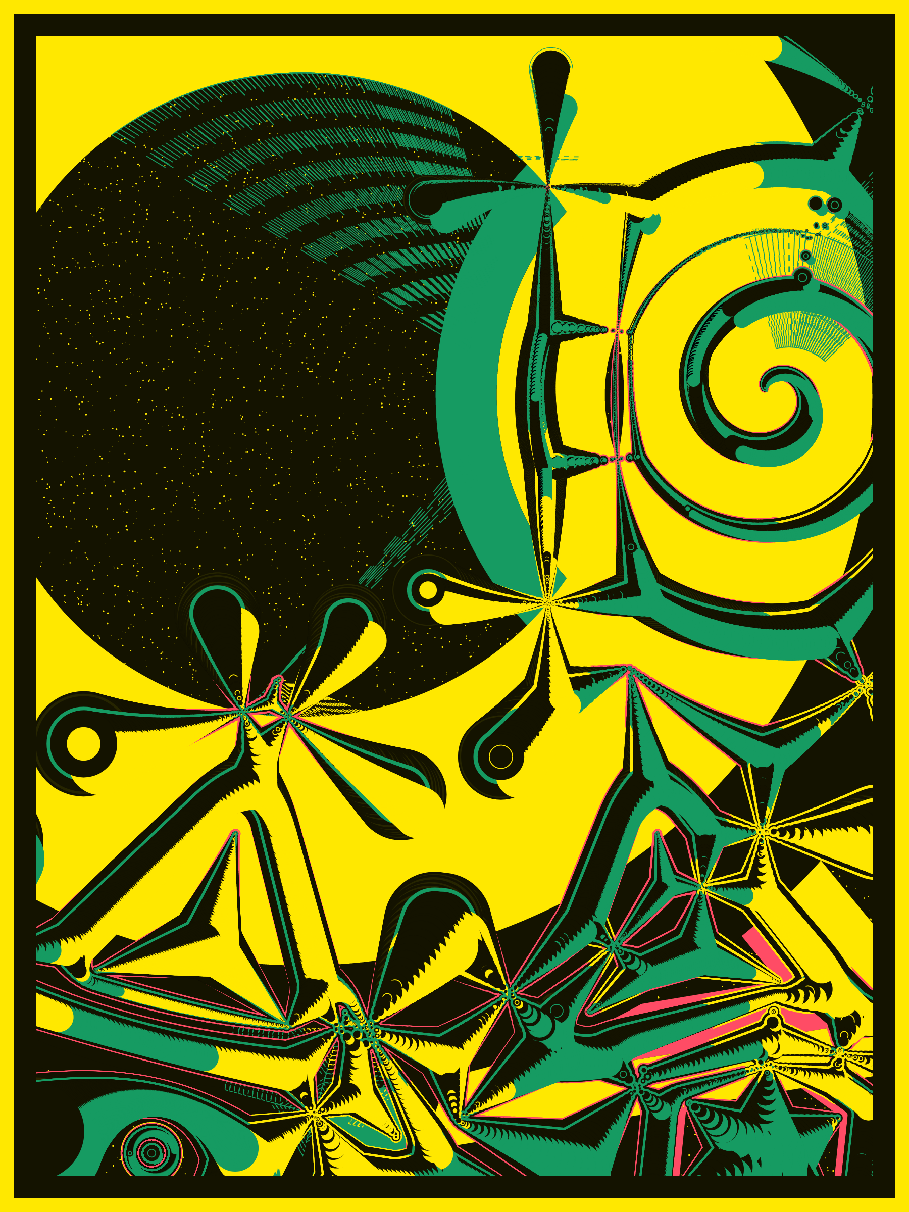 Art Blocks - Art Blocks v2 - Alien DNA #440 - NFT # 294000440