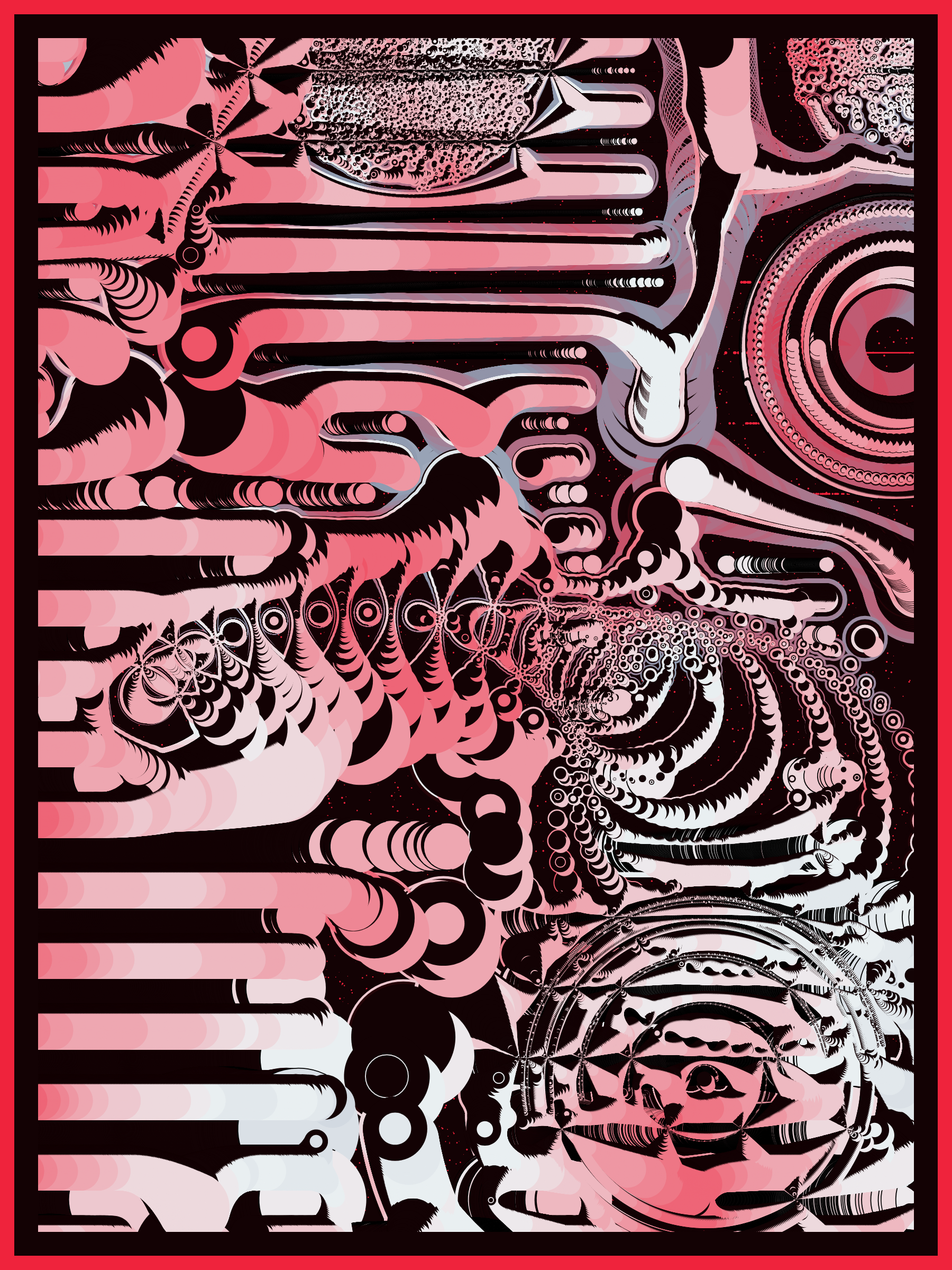 Art Blocks - Art Blocks v2 - Alien DNA #443 - NFT # 294000443