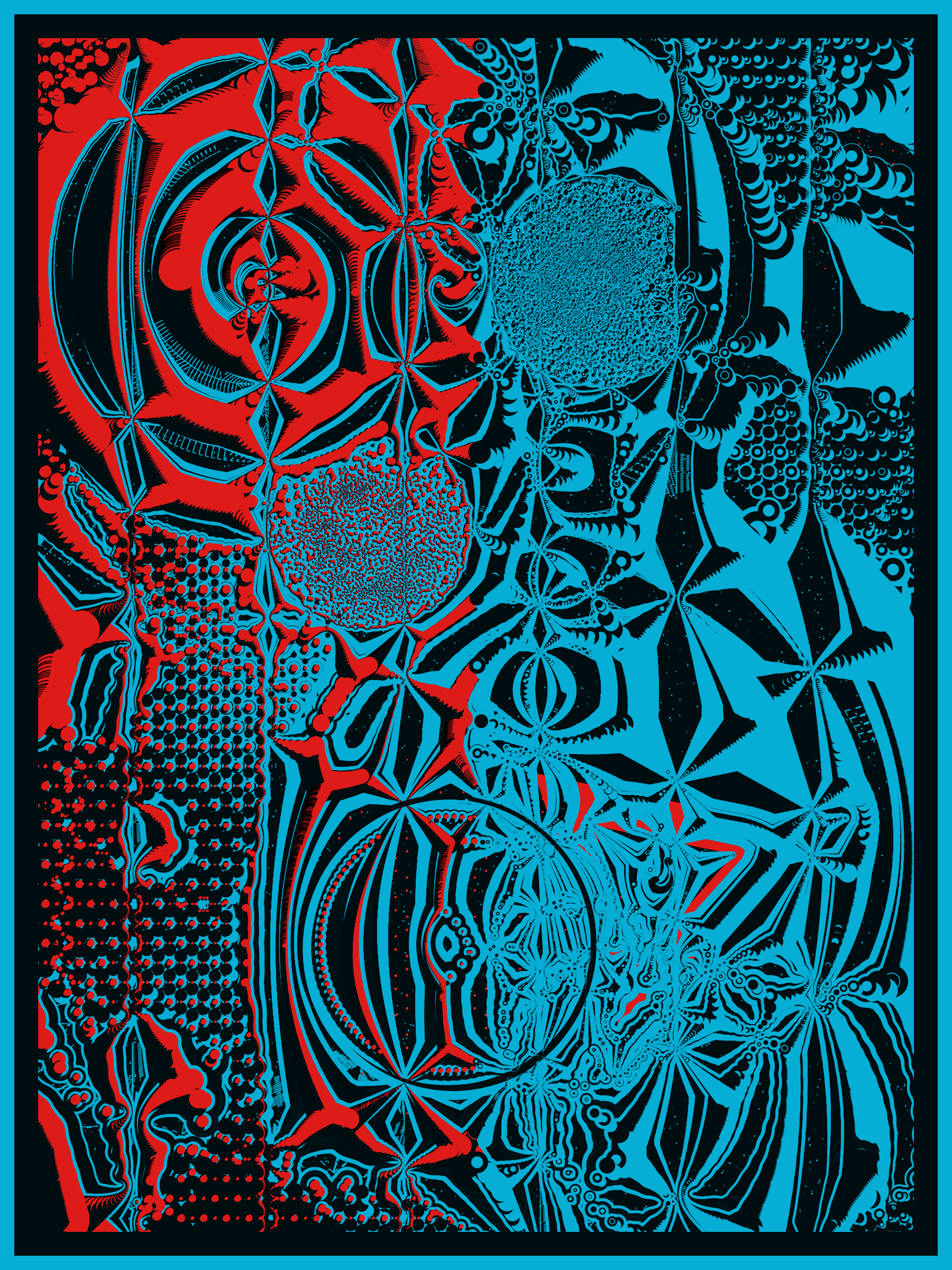 Art Blocks - Art Blocks v2 - Alien DNA #444 - NFT # 294000444