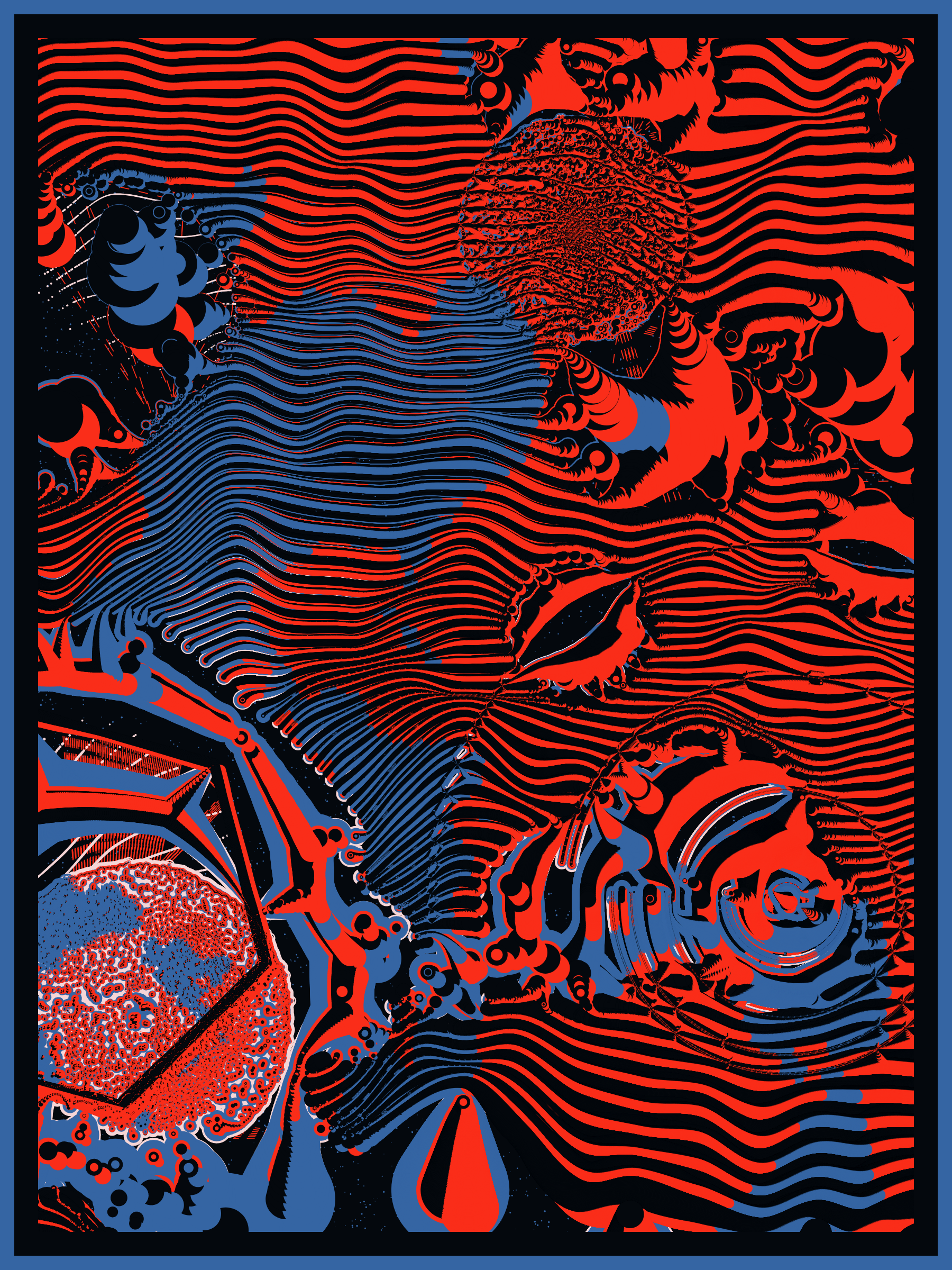 Art Blocks - Art Blocks v2 - Alien DNA #445 - NFT # 294000445