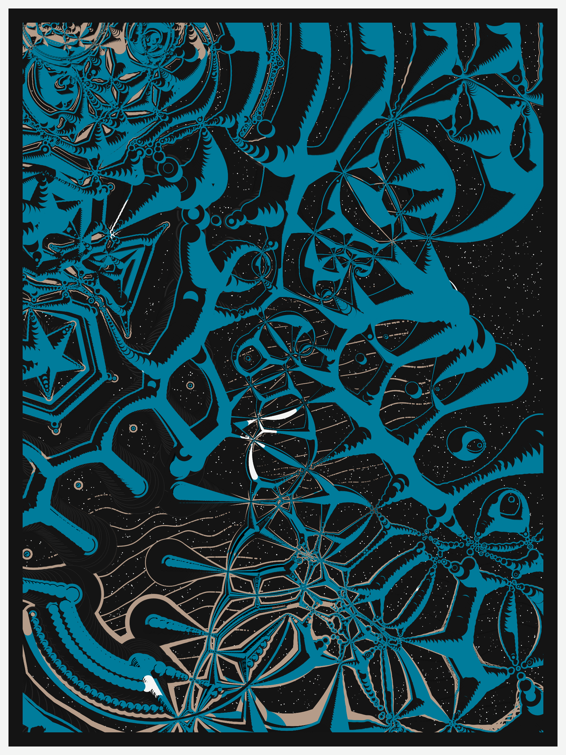 Art Blocks - Art Blocks v2 - Alien DNA #448 - NFT # 294000448