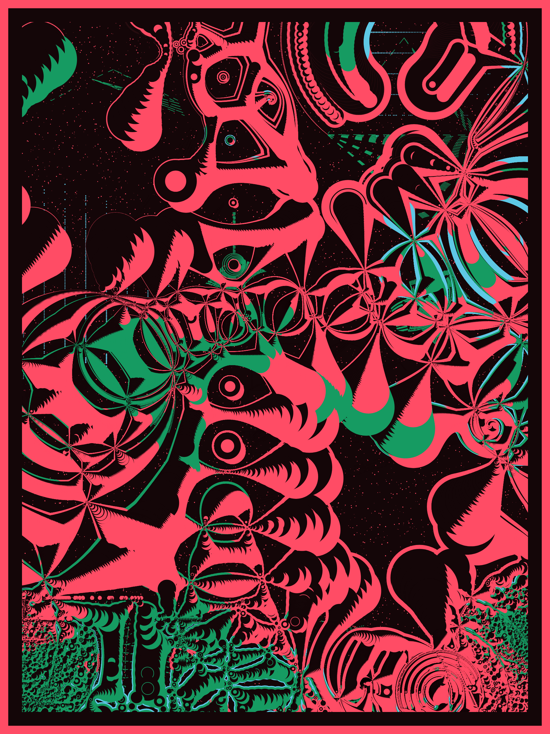 Art Blocks - Art Blocks v2 - Alien DNA #456 - NFT # 294000456