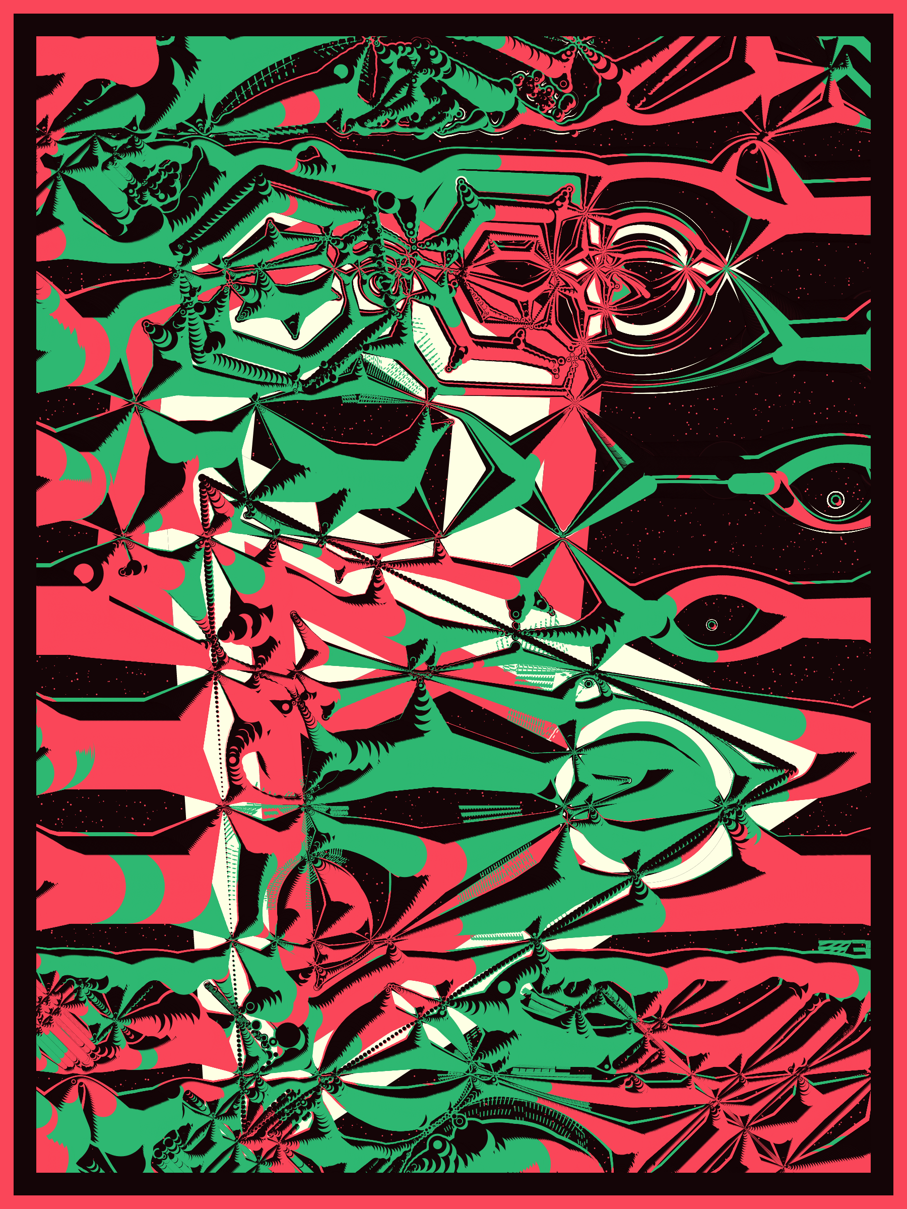 Art Blocks - Art Blocks v2 - Alien DNA #459 - NFT # 294000459