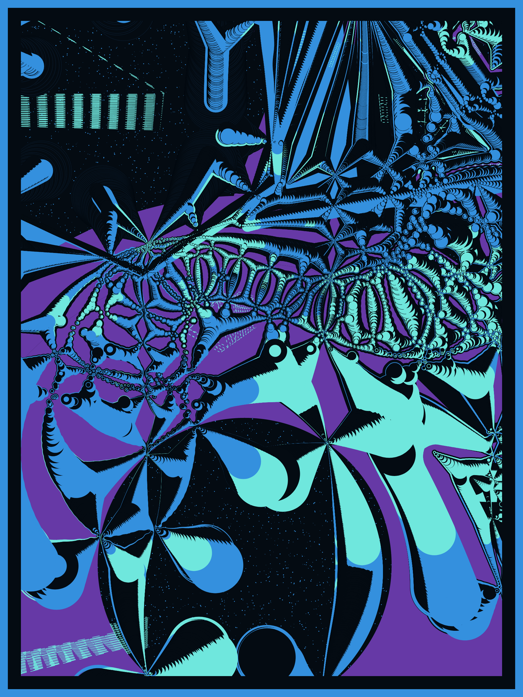 Art Blocks - Art Blocks v2 - Alien DNA #460 - NFT # 294000460