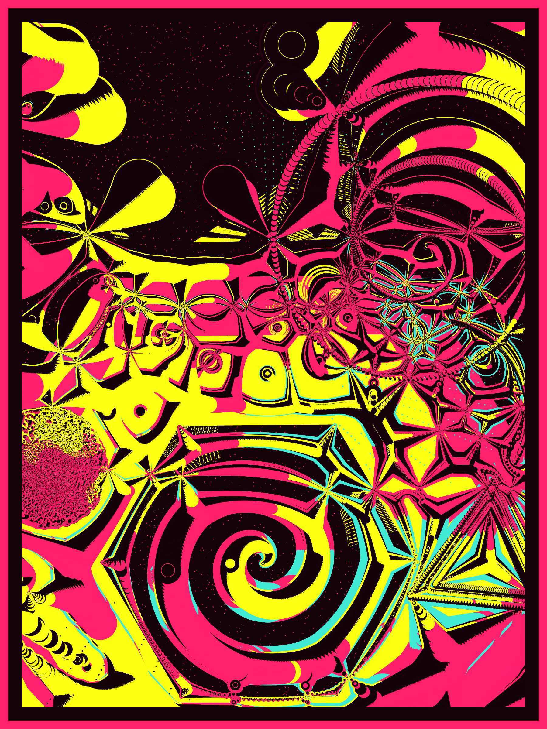 Art Blocks - Art Blocks v2 - Alien DNA #461 - NFT # 294000461